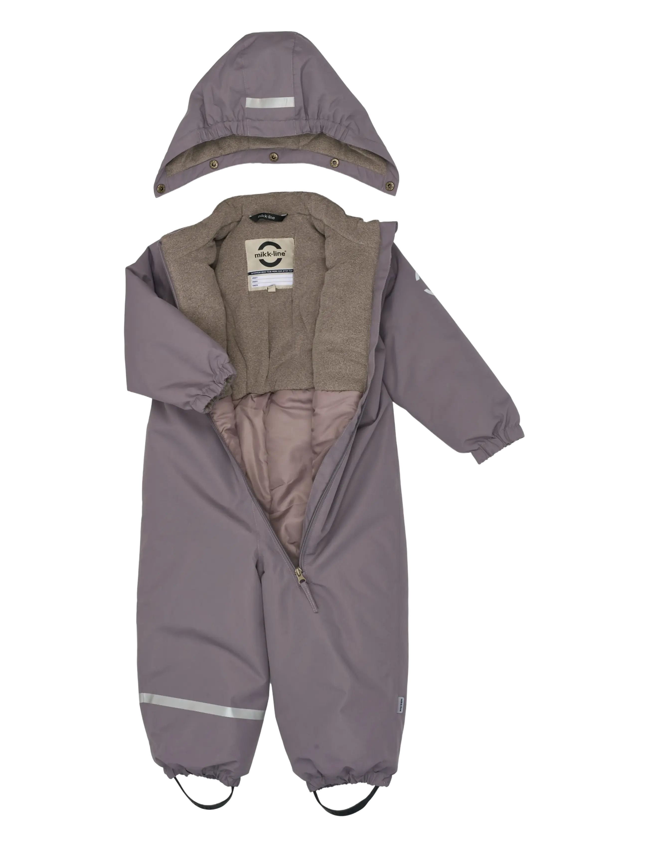 mikk-line - Snow Suit Solid - snowsuit - shark - 2