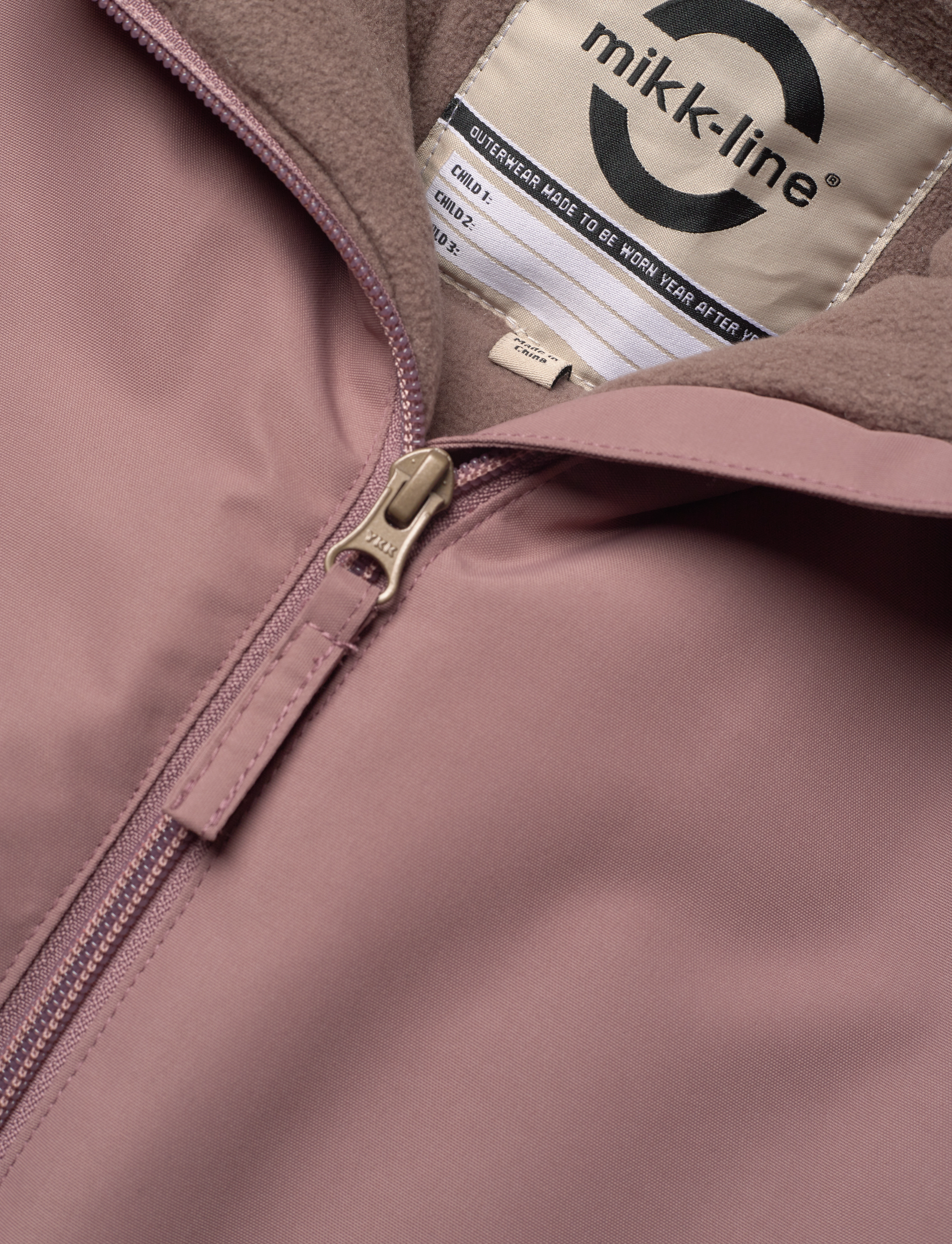 mikk-line - Snow Suit Solid - flyverdragter - twilight mauve - 4