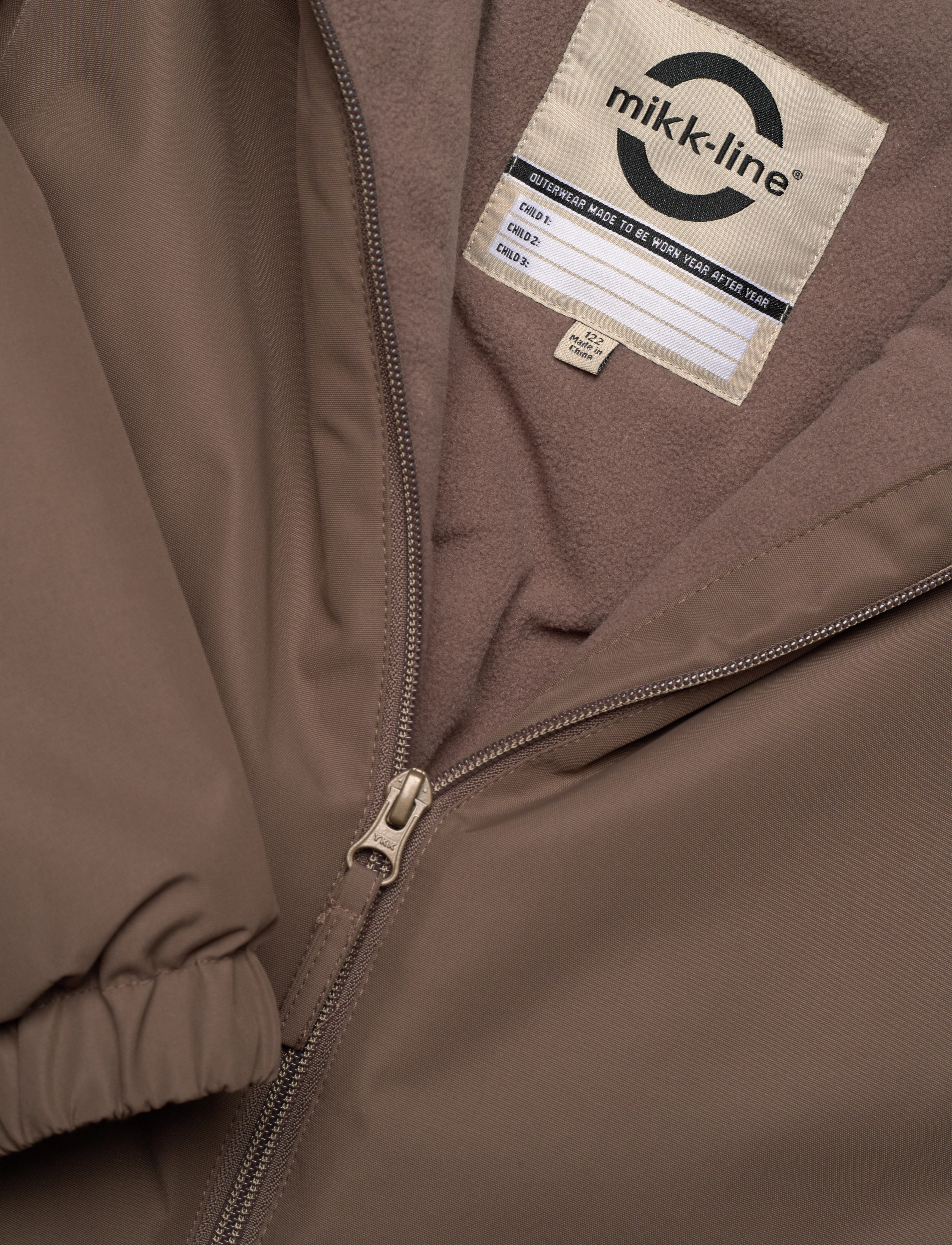 mikk-line - Snow Suit Solid - vinteroveraller - chocolate chip - 3