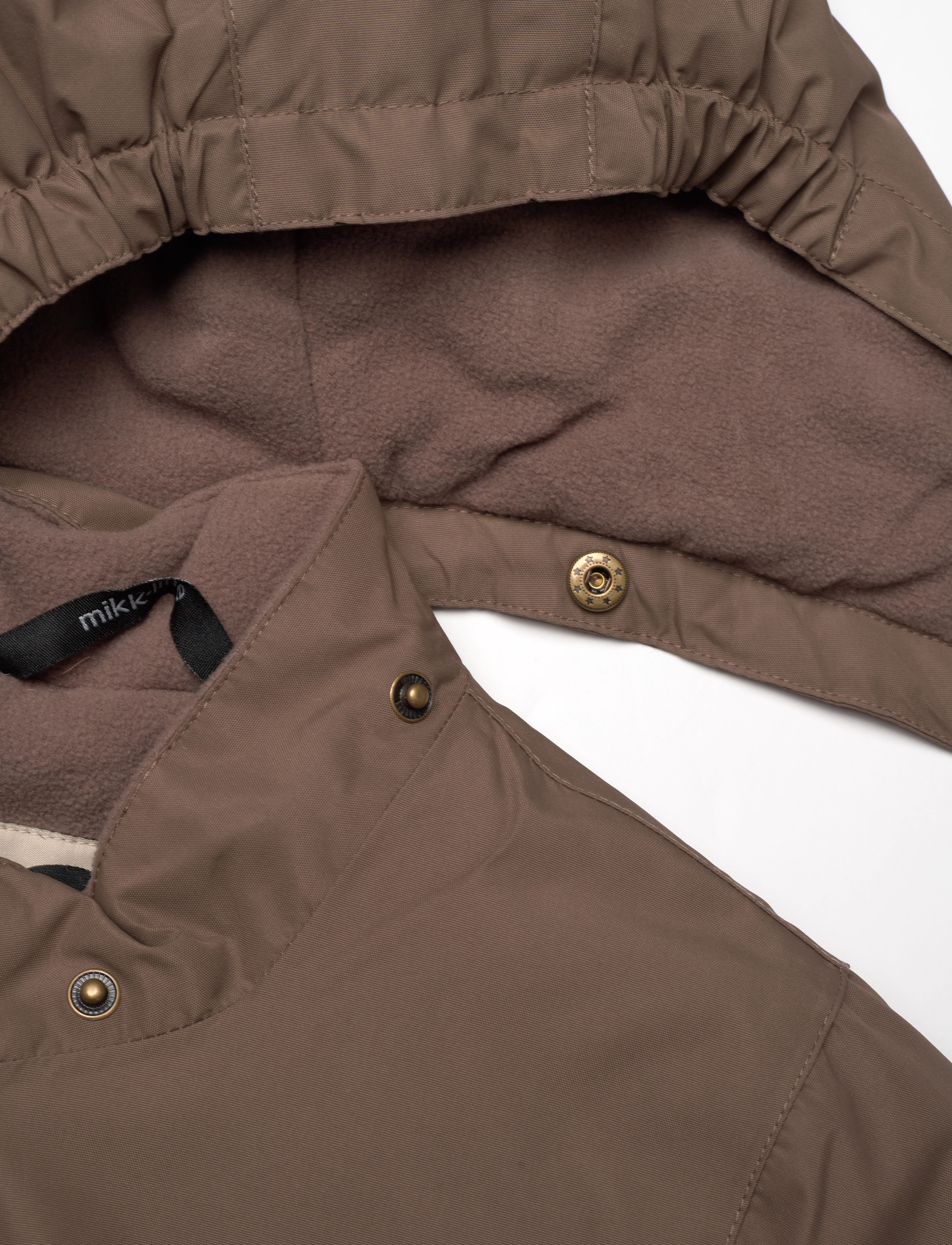 mikk-line - Snow Suit Solid - vinteroveraller - chocolate chip - 4