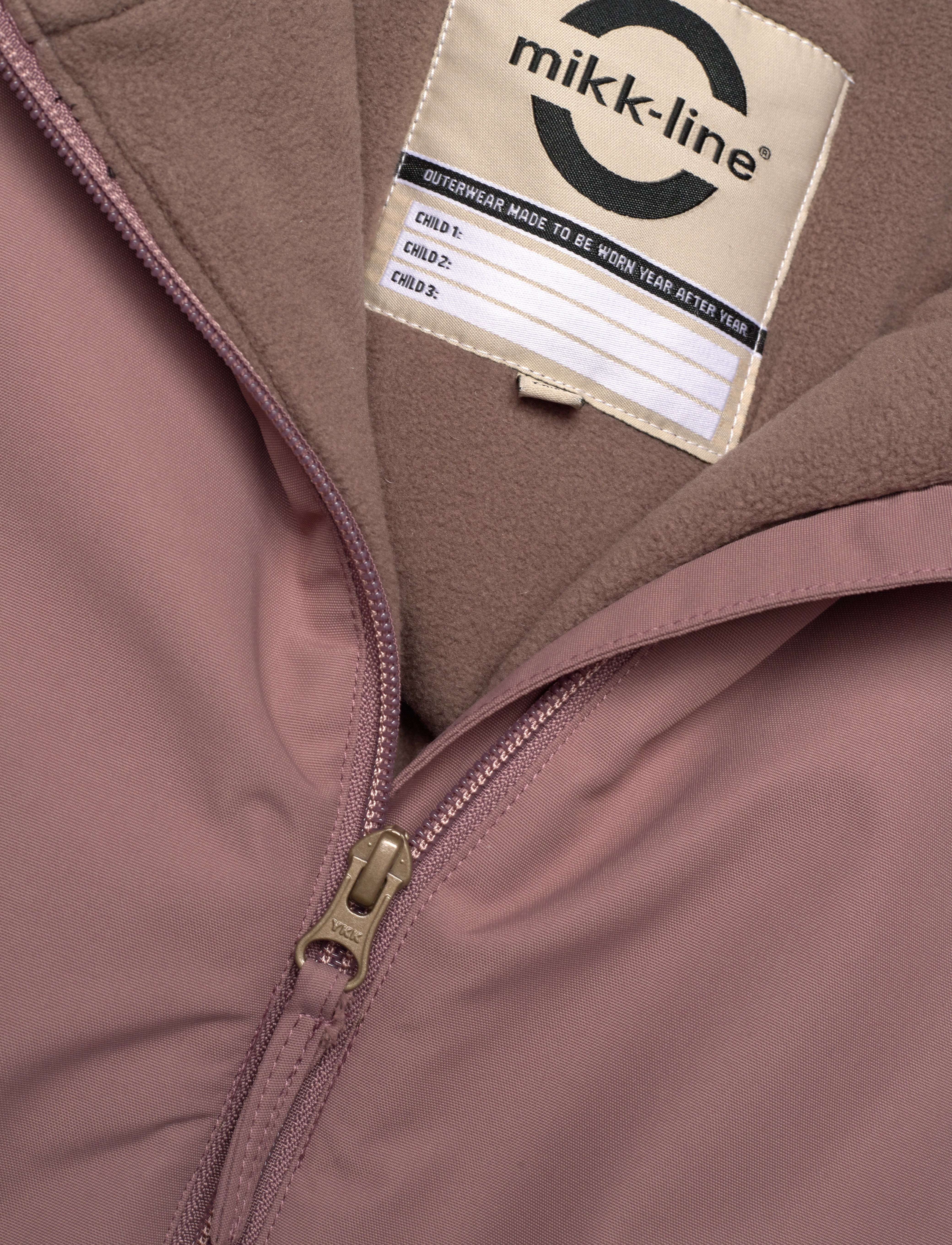 mikk-line - Snow Suit Solid - vinteroveraller - twilight mauve - 4