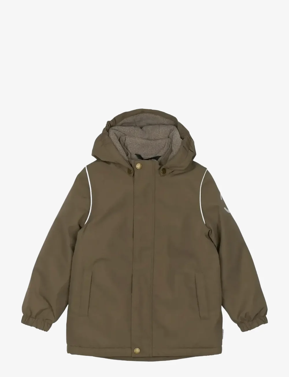 mikk-line - Winter Jacket Solid - skijakker - chocolate chip - 1