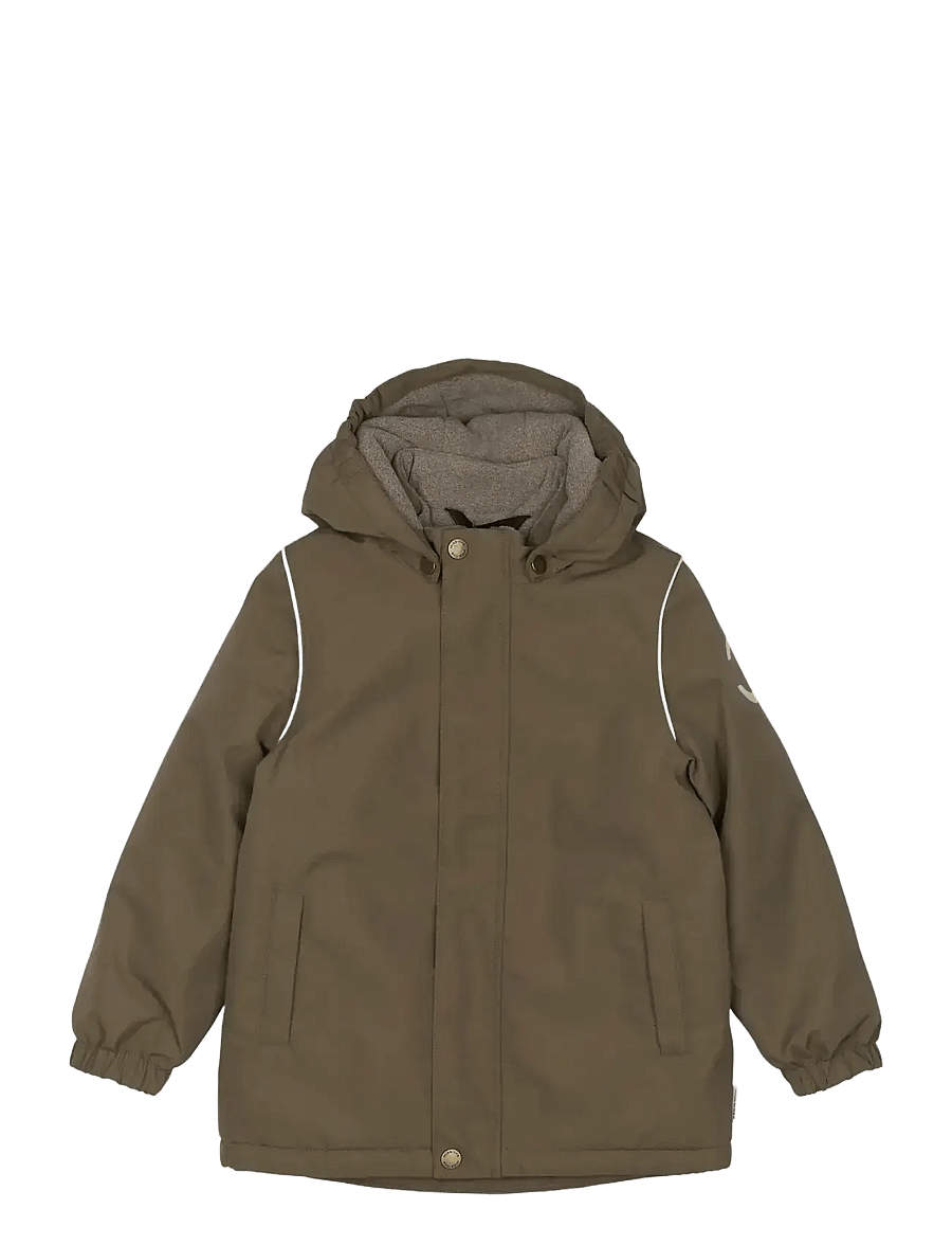 mikk-line - Winter Jacket Solid - skidjackor - chocolate chip - 1