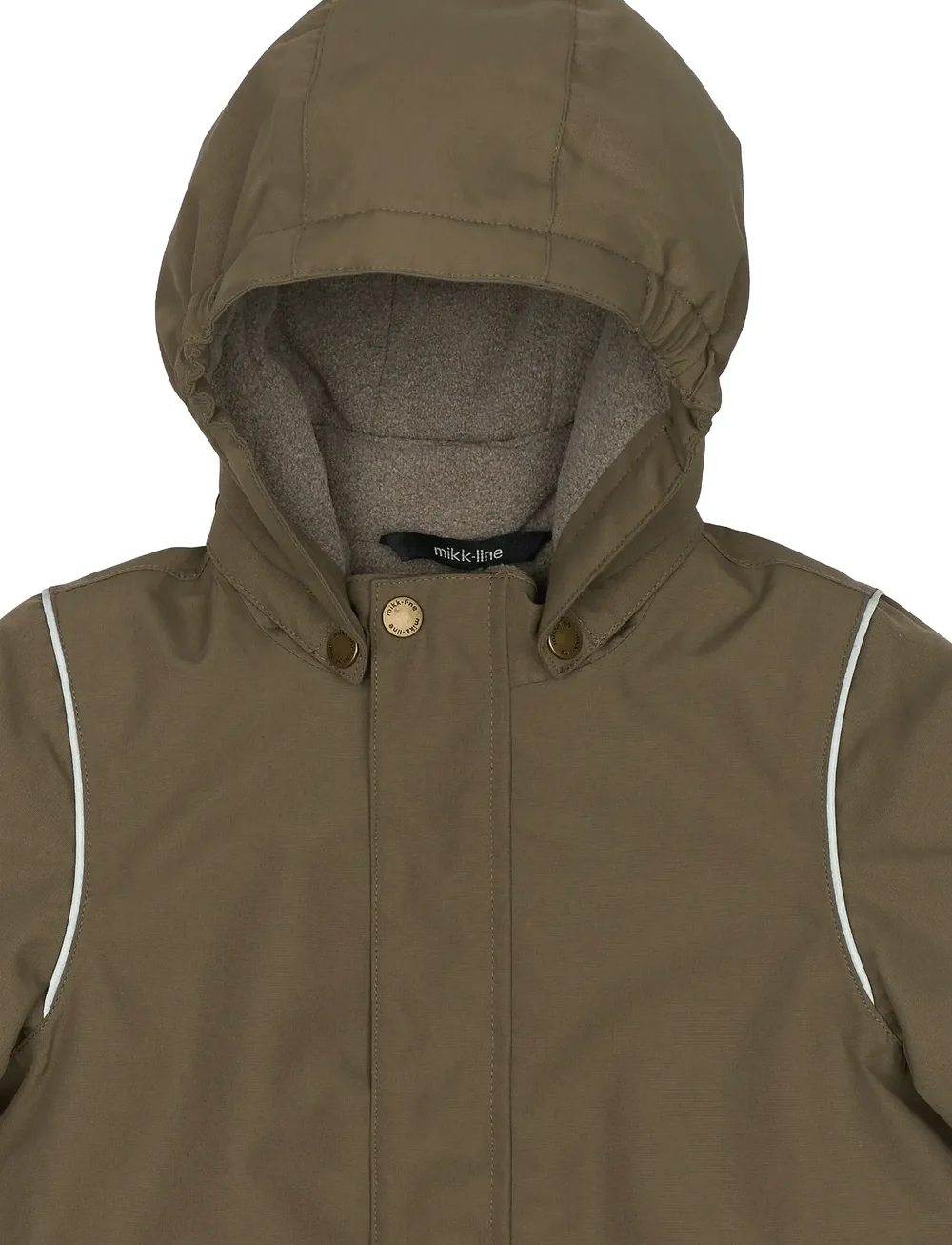 mikk-line - Winter Jacket Solid - skijakker - chocolate chip - 4