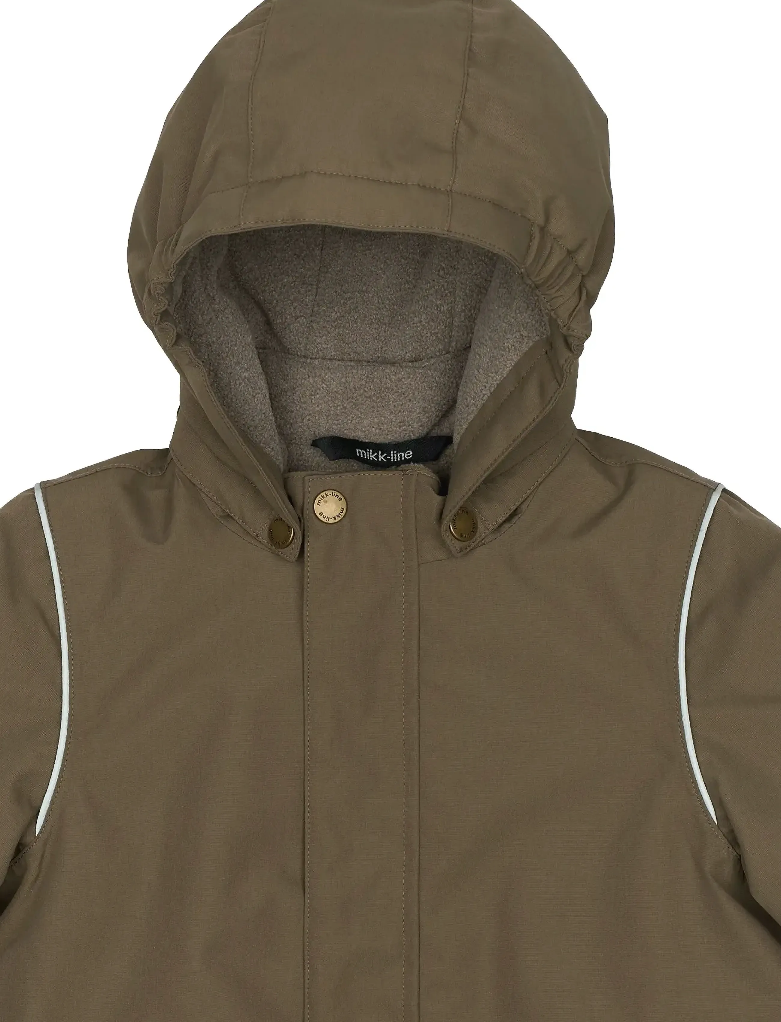 mikk-line - Winter Jacket Solid - Žieminės striukės - chocolate chip - 4