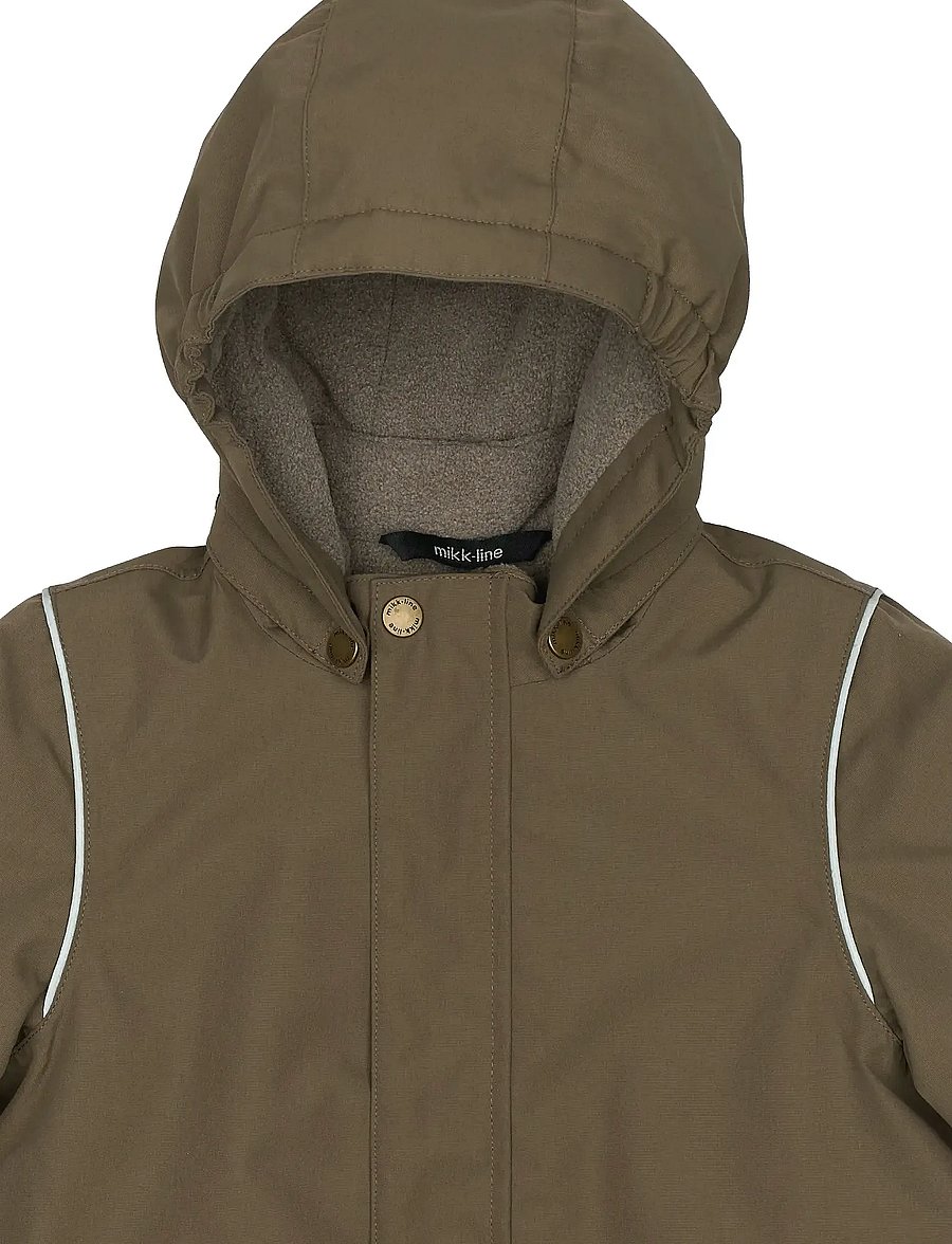 mikk-line - Winter Jacket Solid - skidjackor - chocolate chip - 4