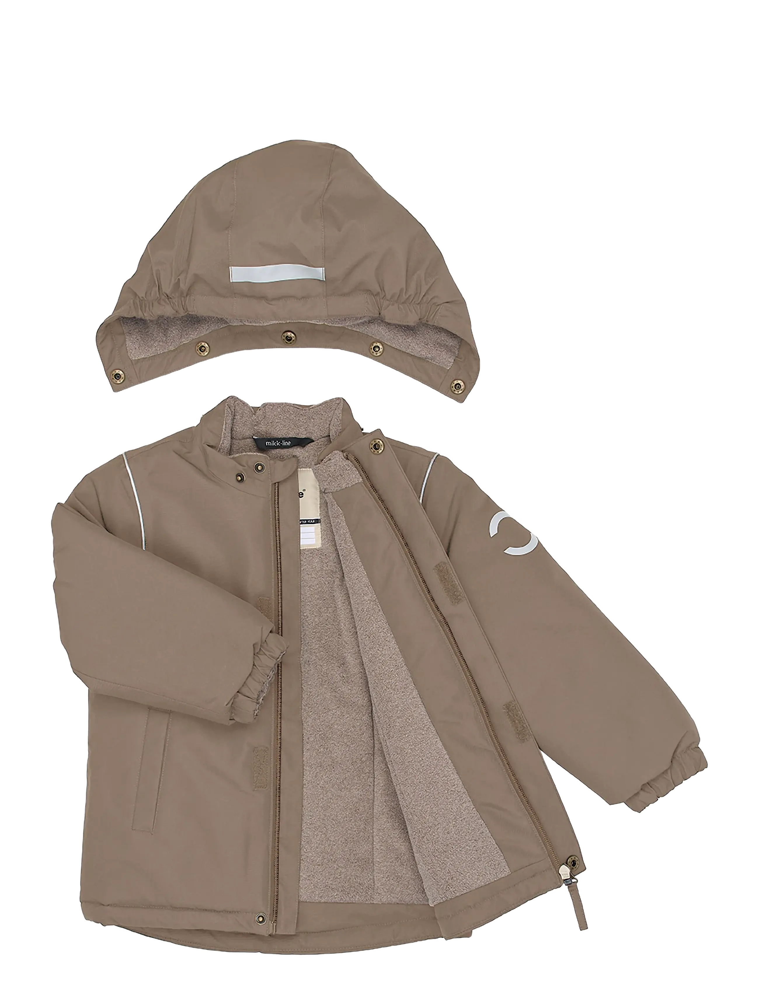 mikk-line - Winter Jacket Solid - skidjackor - falcon - 2