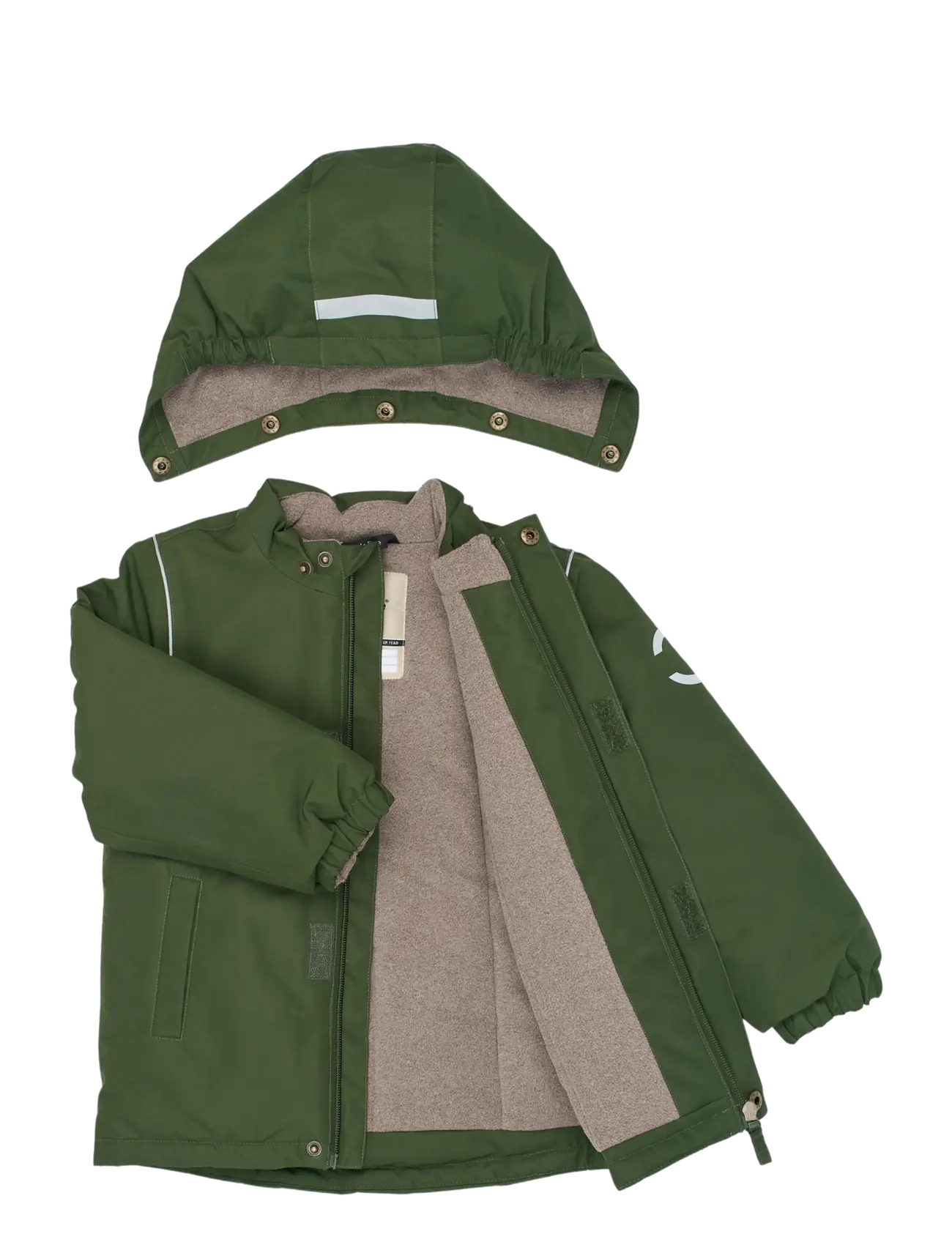 mikk-line - Winter Jacket Solid - skidjackor - kombu green - 2