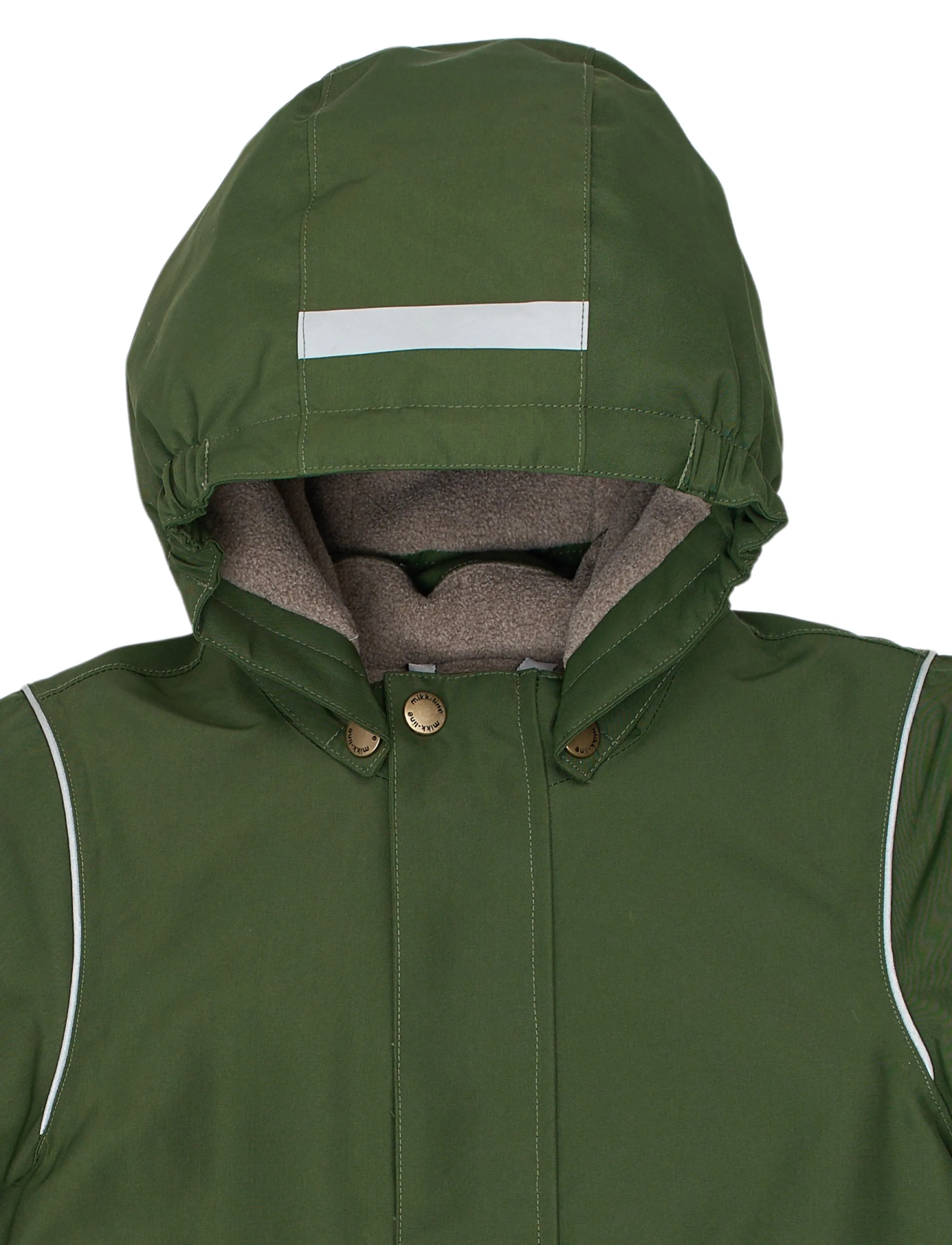 mikk-line - Winter Jacket Solid - skidjackor - kombu green - 3