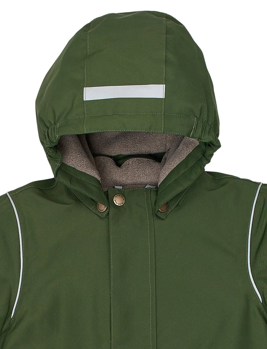 mikk-line - Winter Jacket Solid - skidjackor - kombu green - 3