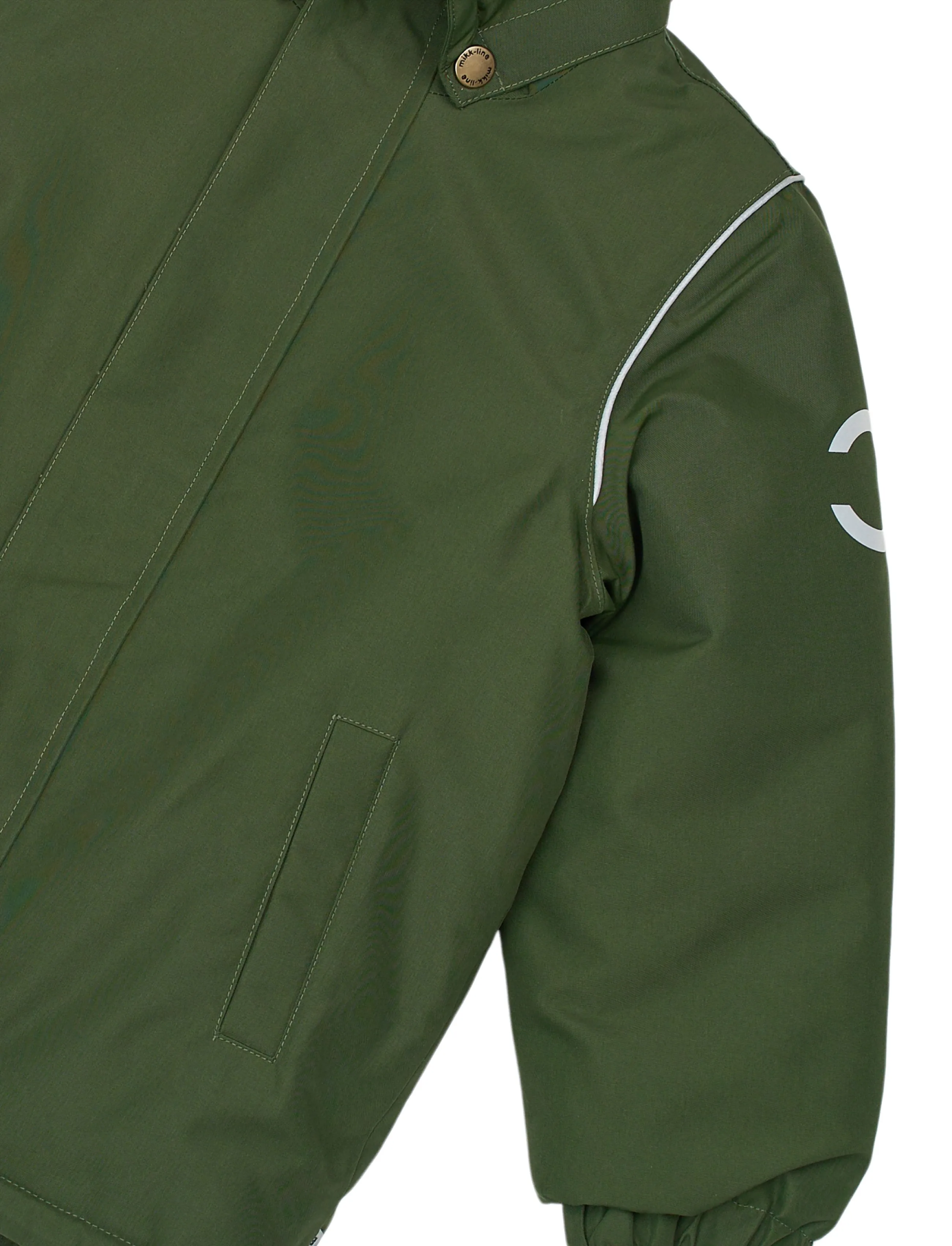mikk-line - Winter Jacket Solid - skidjackor - kombu green - 4