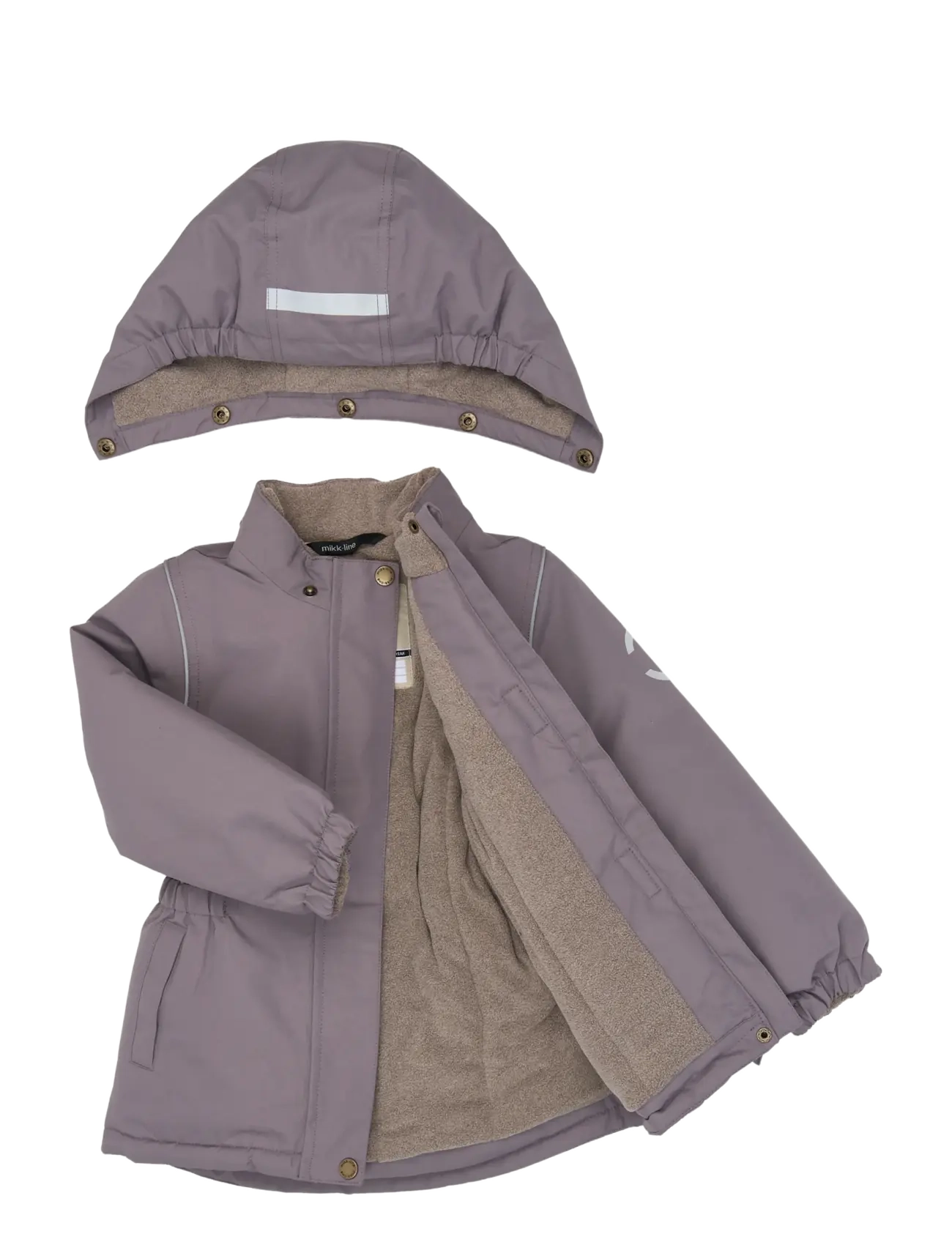 mikk-line - Winter Jacket waist Solid - dunjakker - shark - 2