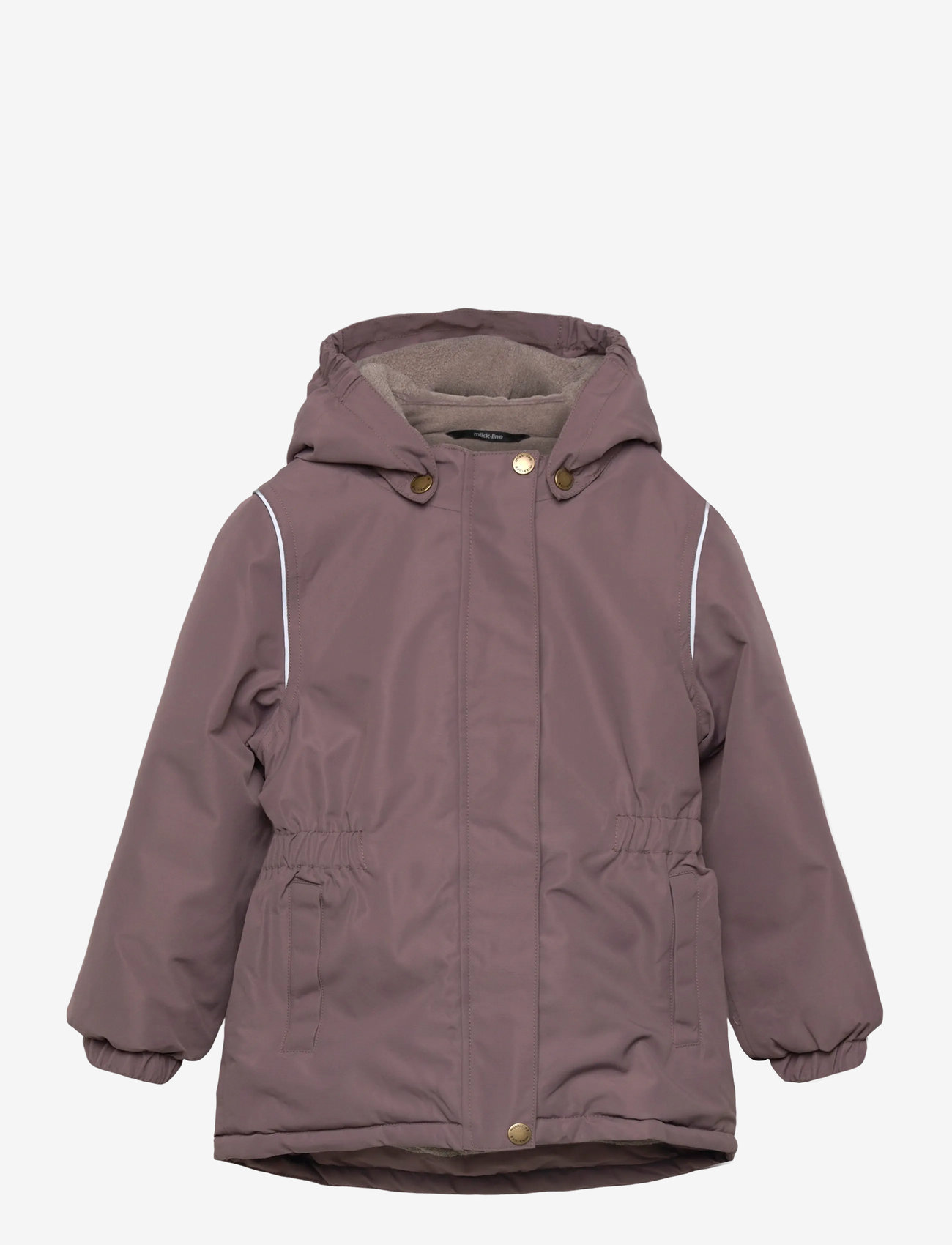 mikk-line - Winter Jacket waist Solid - børn - sparrow - 0