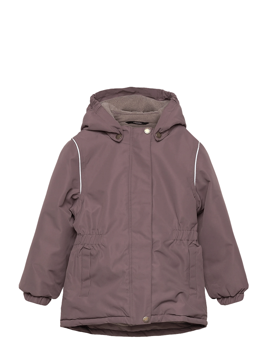 mikk-line - Winter Jacket waist Solid - daunen- und steppjacken - sparrow - 0