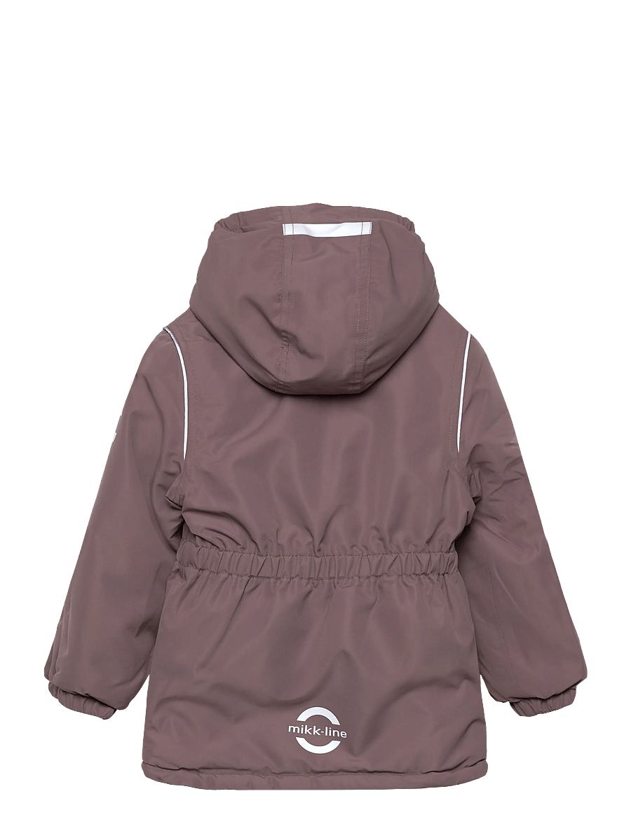 mikk-line - Winter Jacket waist Solid - daunen- und steppjacken - sparrow - 1