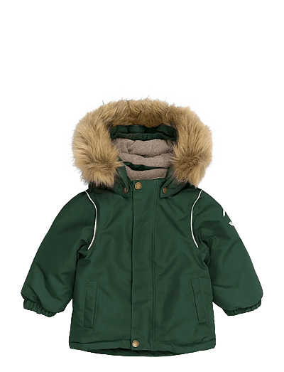 Winter Jacket Solid With Fake Fur - Vinterjakker
