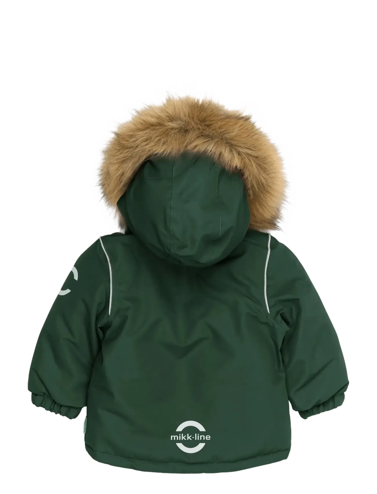 mikk-line - Winter Jacket Solid with Fake Fur - dunjackor & fodrade jackor - darkest sprouse - 1