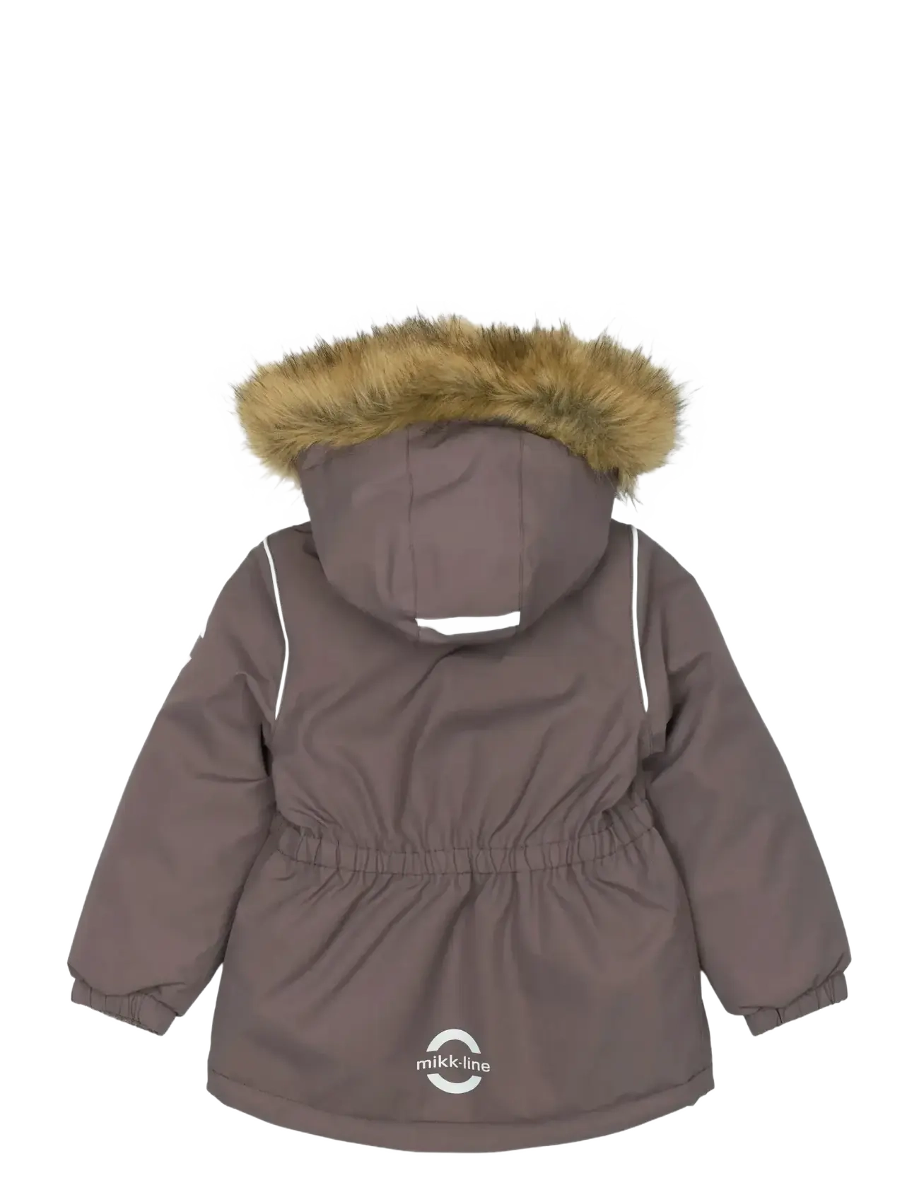 mikk-line - Winter Jacket waist Solid w. Fake F - winterjacken - sparrow - 1
