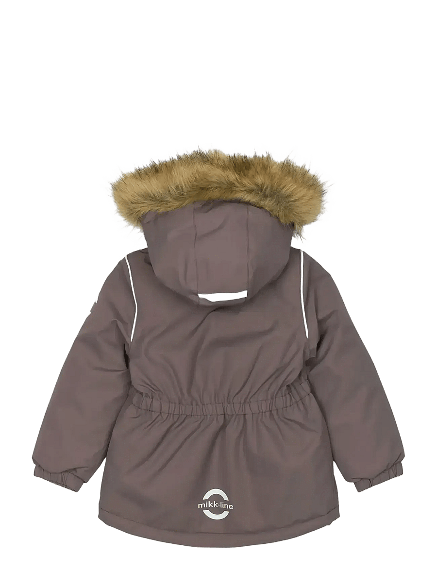 mikk-line - Winter Jacket waist Solid w. Fake F - skijacken - sparrow - 1