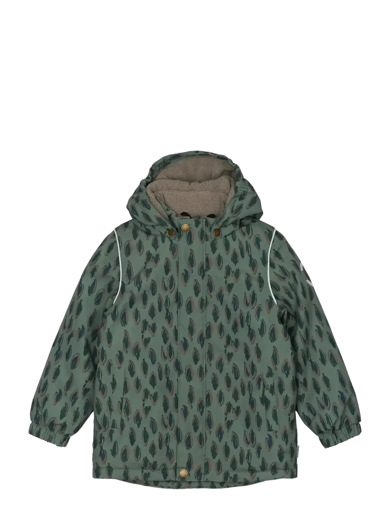 mikk-line Winter Jacket AOP - Vinterjakker - BALSAM GREEN / khaki/green