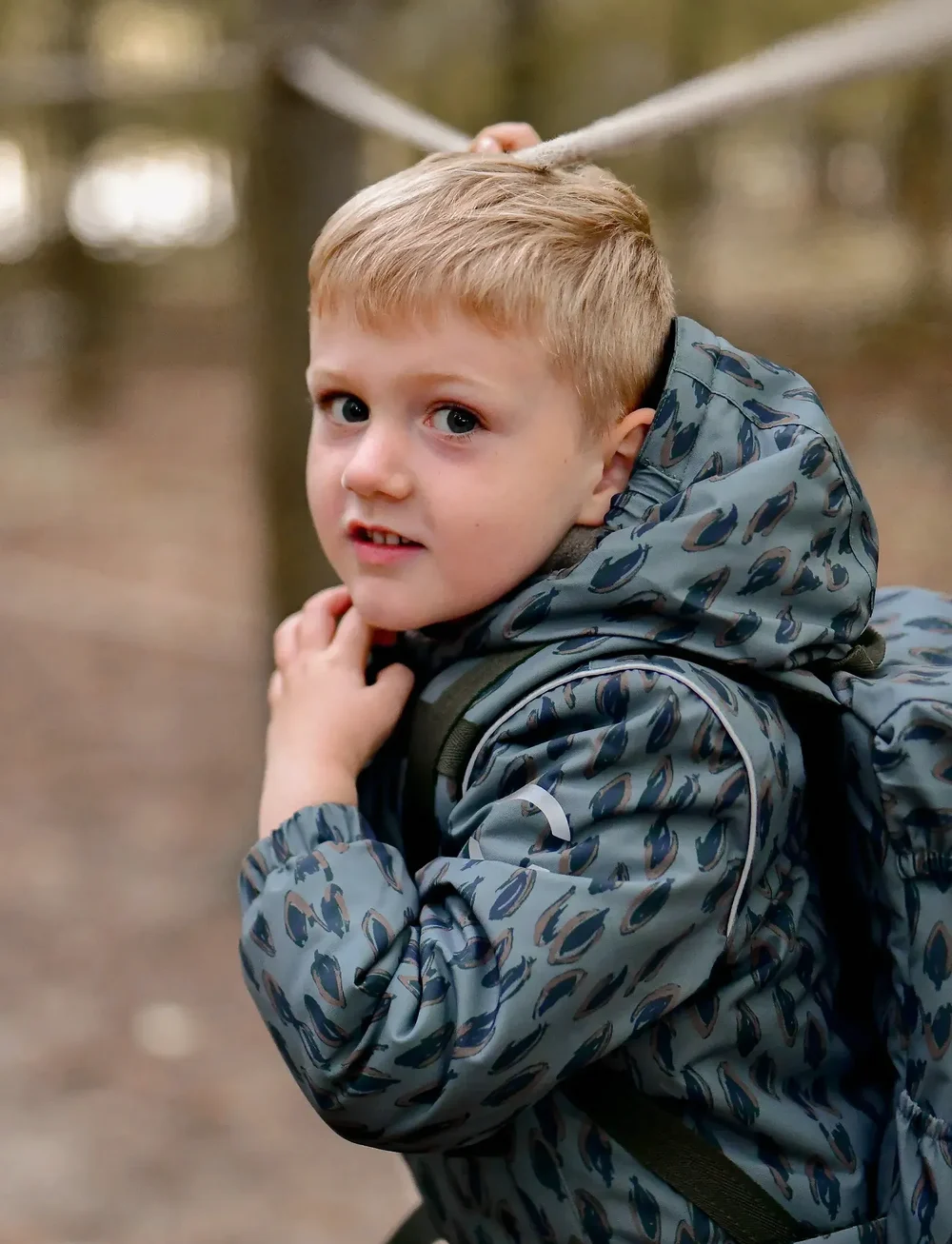 mikk-line - Winter Jacket AOP - skijacken - balsam green - 0