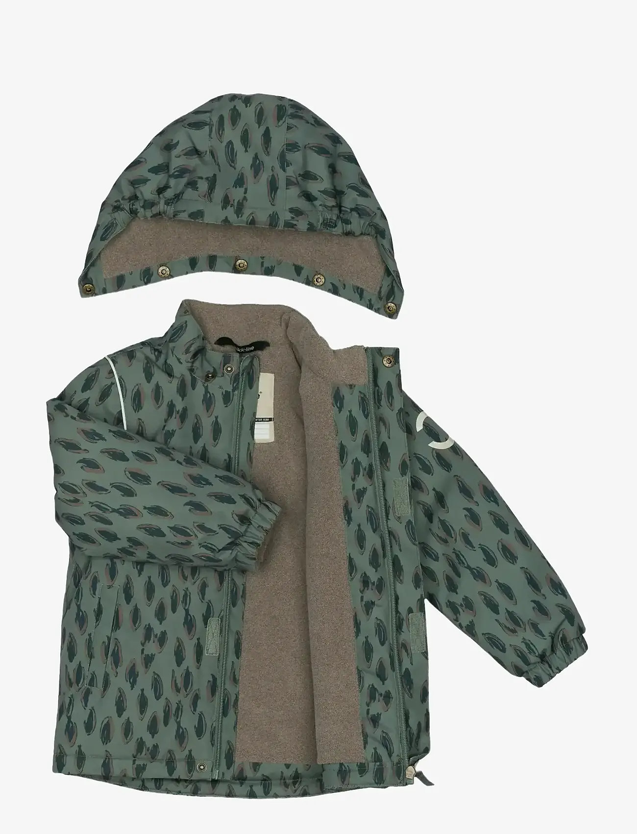 mikk-line - Winter Jacket AOP - vinterjakker - balsam green - 2