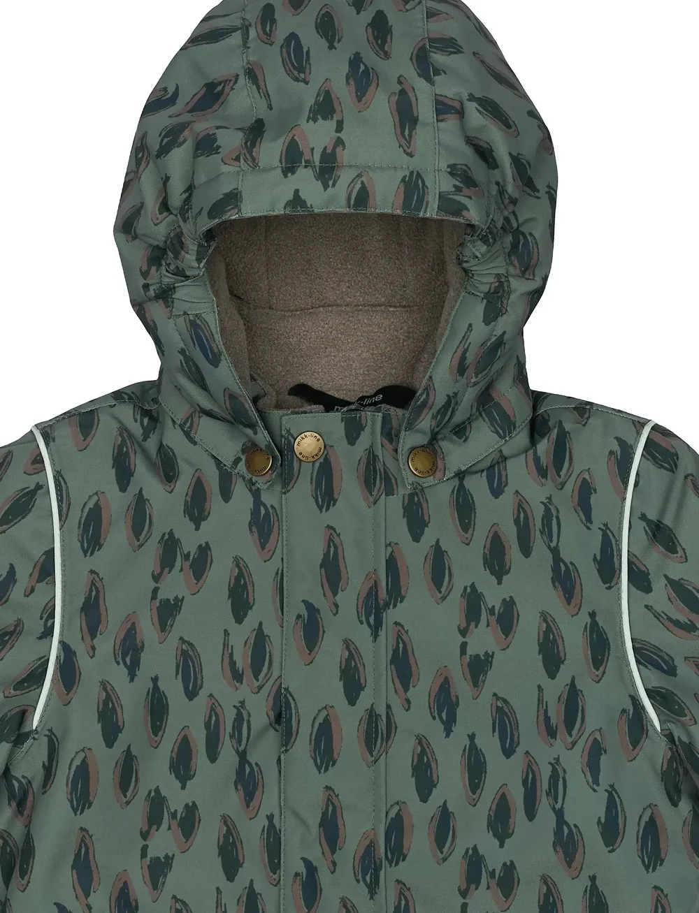 mikk-line - Winter Jacket AOP - skijacken - balsam green - 4