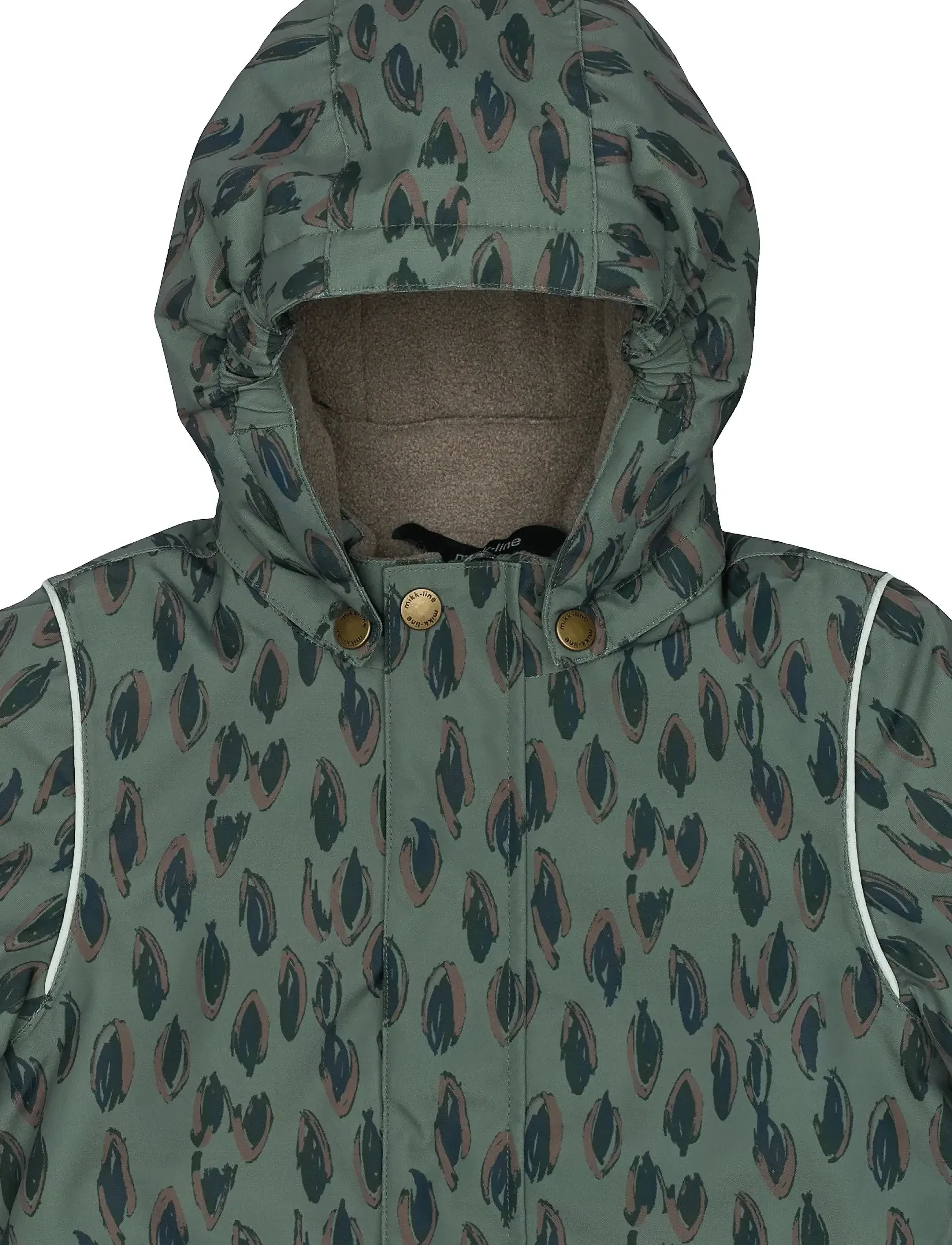 mikk-line - Winter Jacket AOP - winterjacken - balsam green - 4