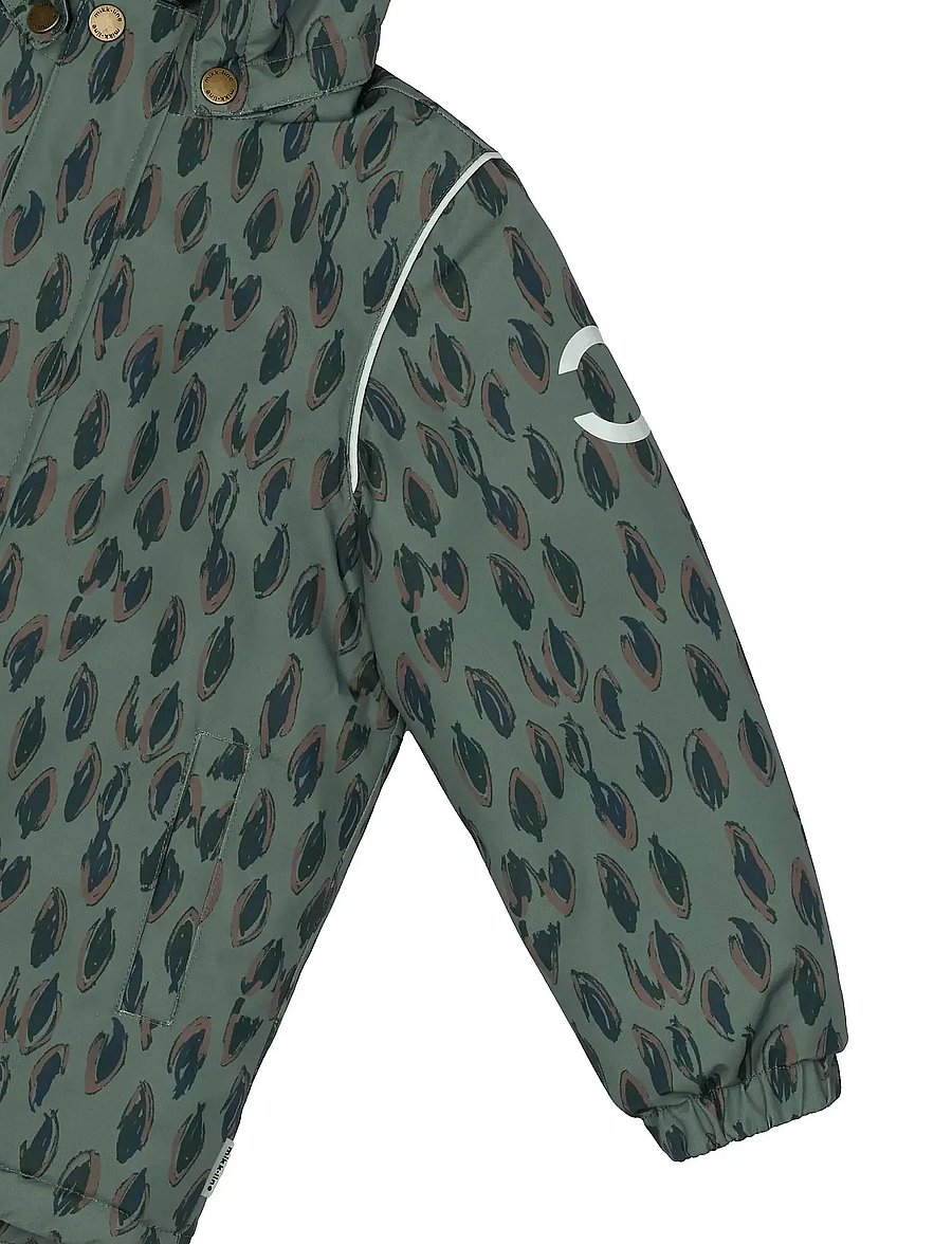 mikk-line - Winter Jacket AOP - skijakker - balsam green - 5
