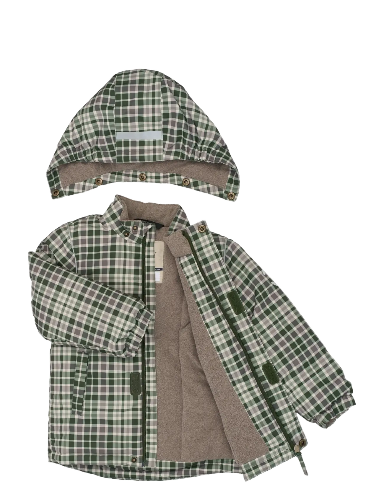 mikk-line - Winter Jacket AOP - skidjackor - check aop - 2