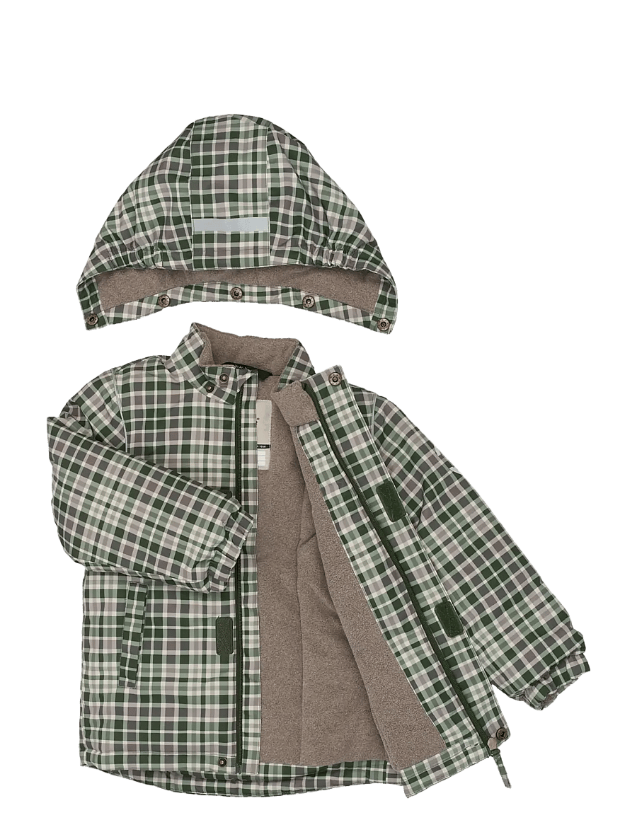 mikk-line - Winter Jacket AOP - skidjackor - check aop - 2