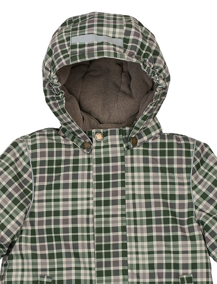 mikk-line - Winter Jacket AOP - skidjackor - check aop - 3