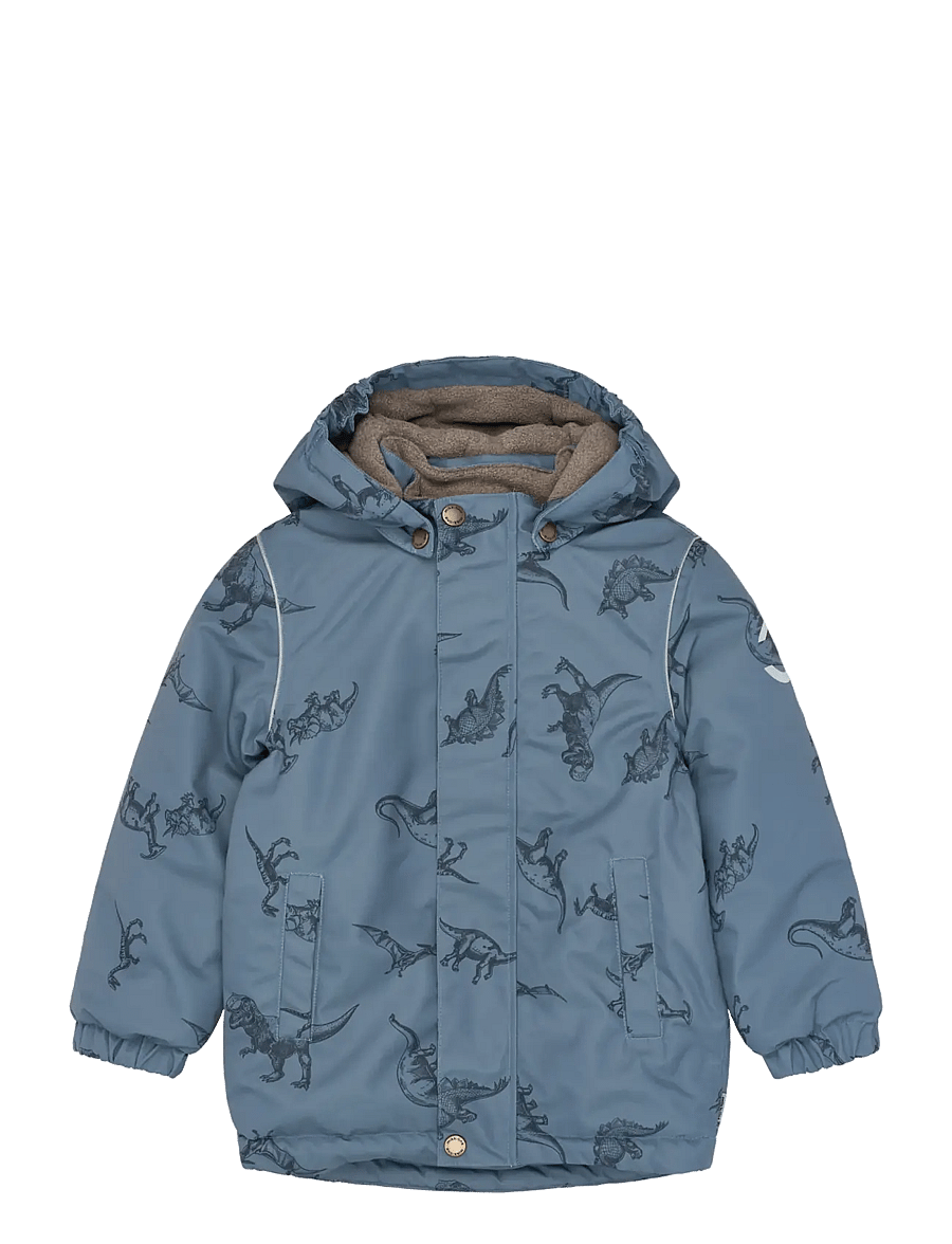 mikk-line - Winter Jacket AOP - skidjackor - dino stroke aop - 0