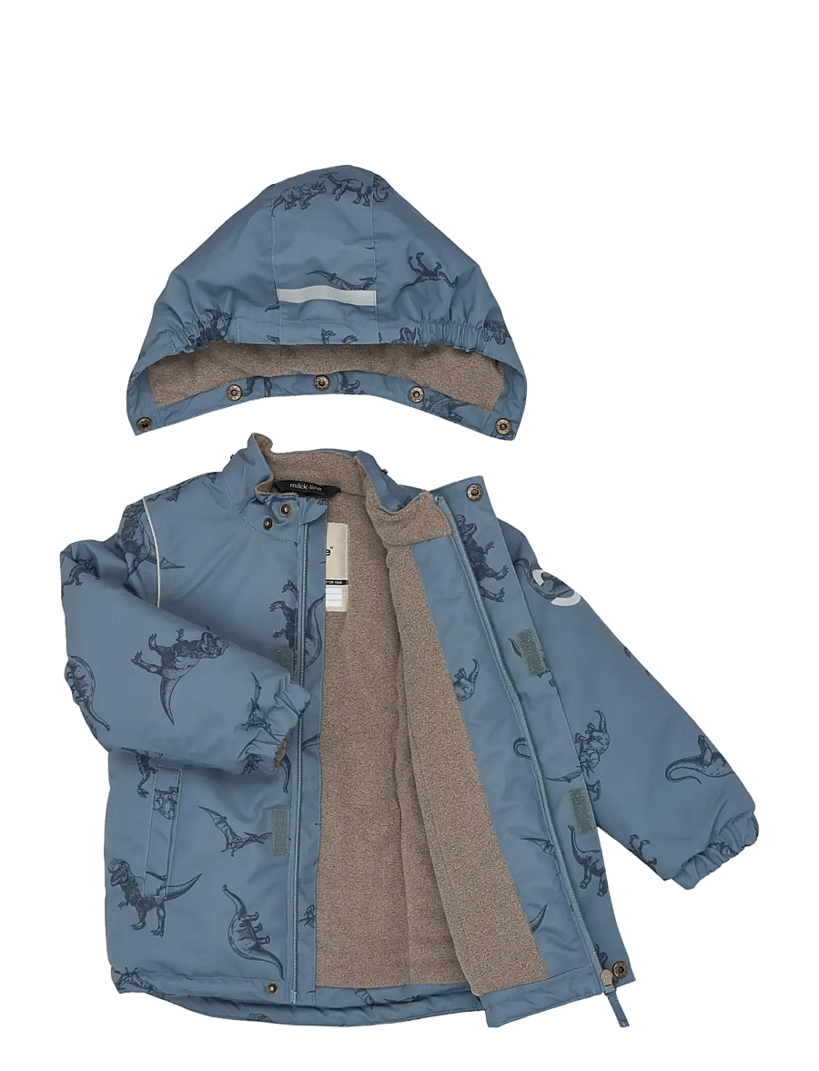 mikk-line - Winter Jacket AOP - skidjackor - dino stroke aop - 2