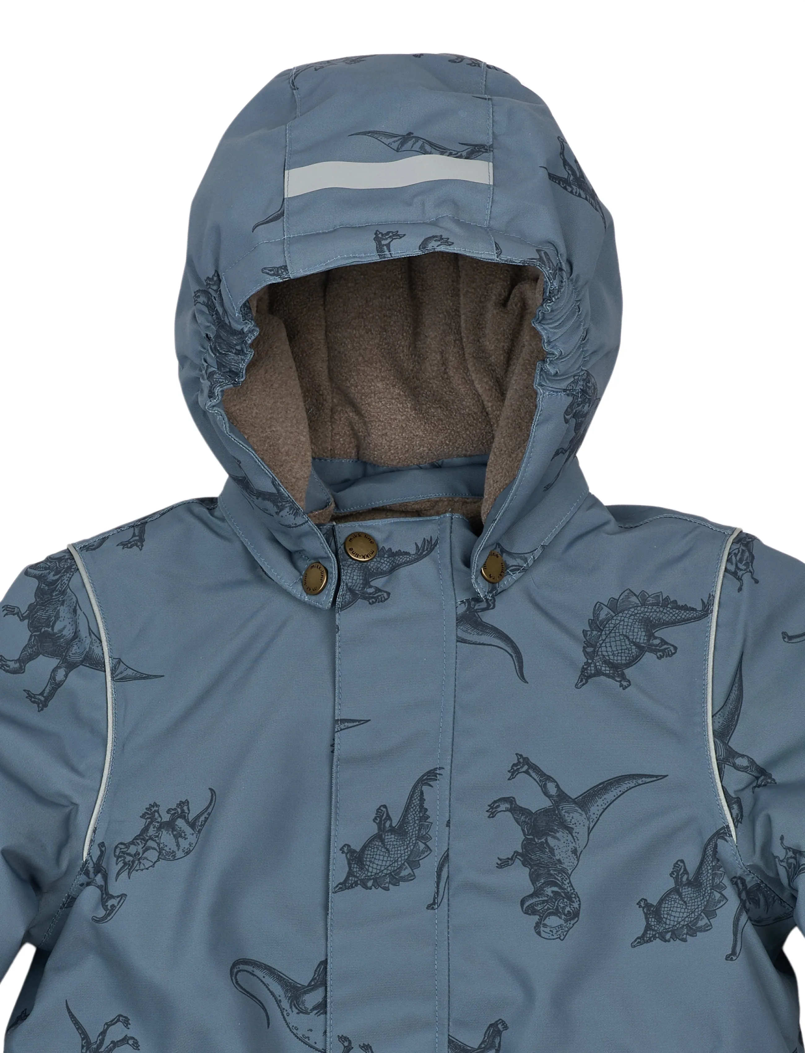mikk-line - Winter Jacket AOP - skidjackor - dino stroke aop - 3