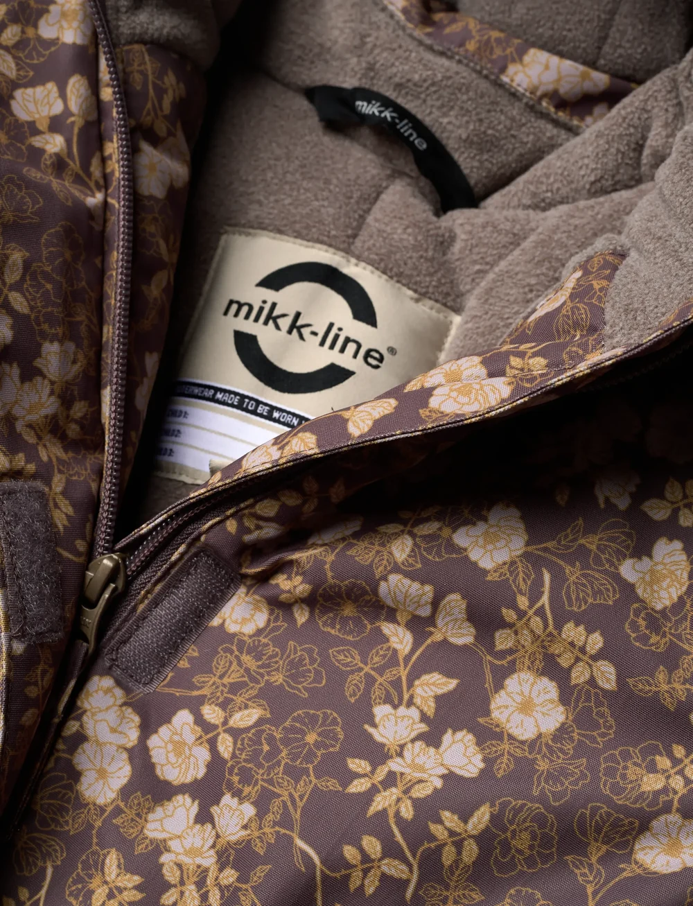 mikk-line - Winter Jacket waist AOP - skijacken - sparrow - 2