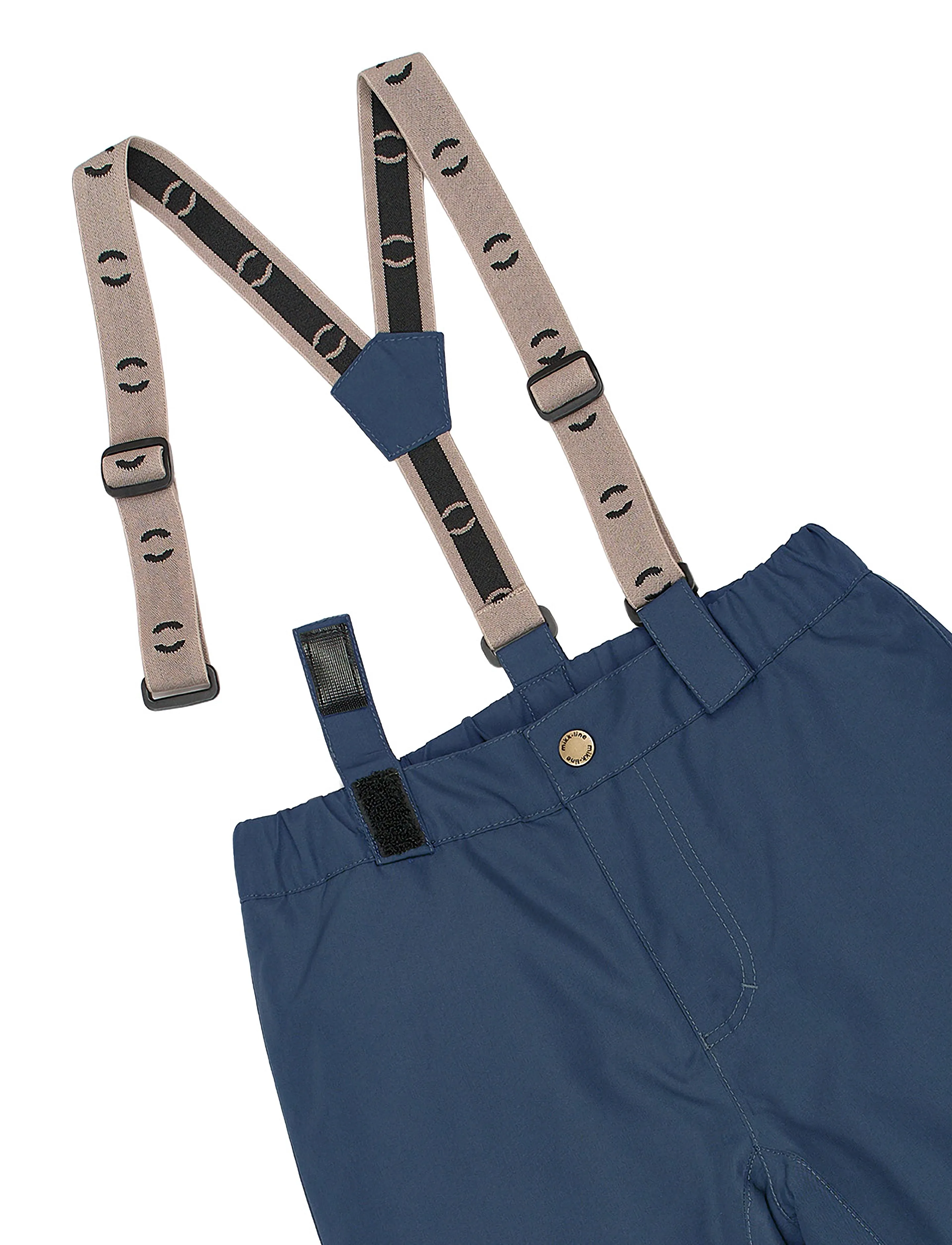 mikk-line - Uni Snow Pant Solid - vinterbukser - blue nights - 2