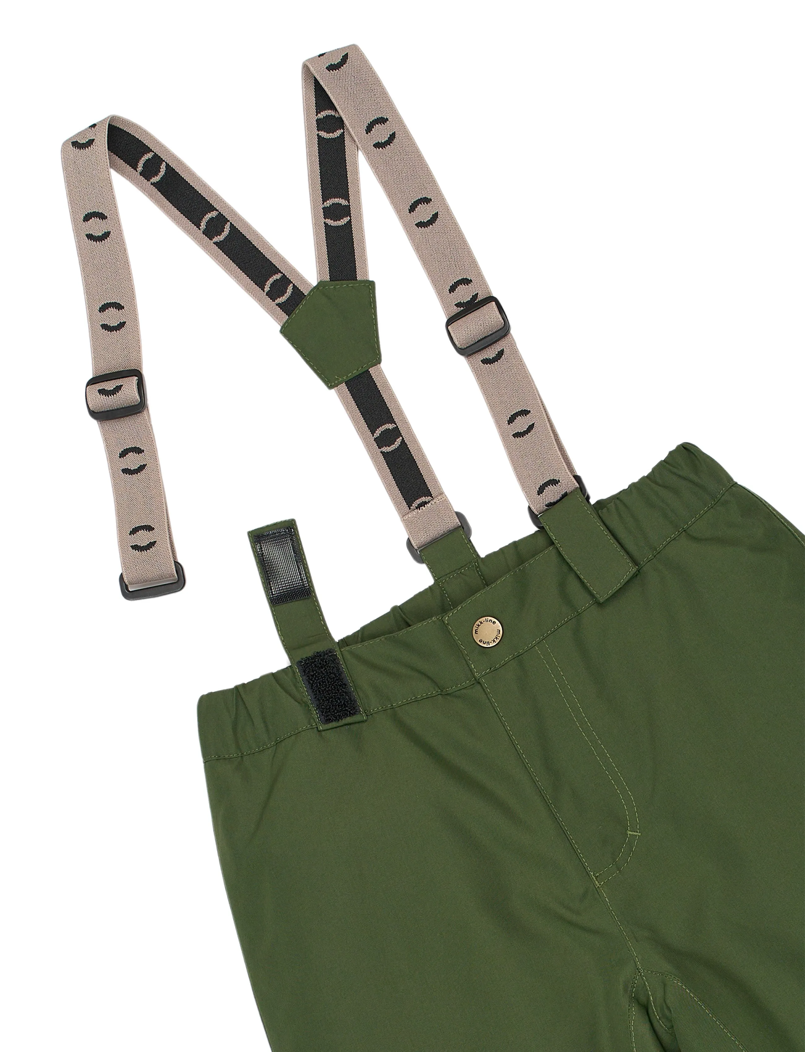 mikk-line - Uni Snow Pant Solid - vinterbukser - kombu green - 2