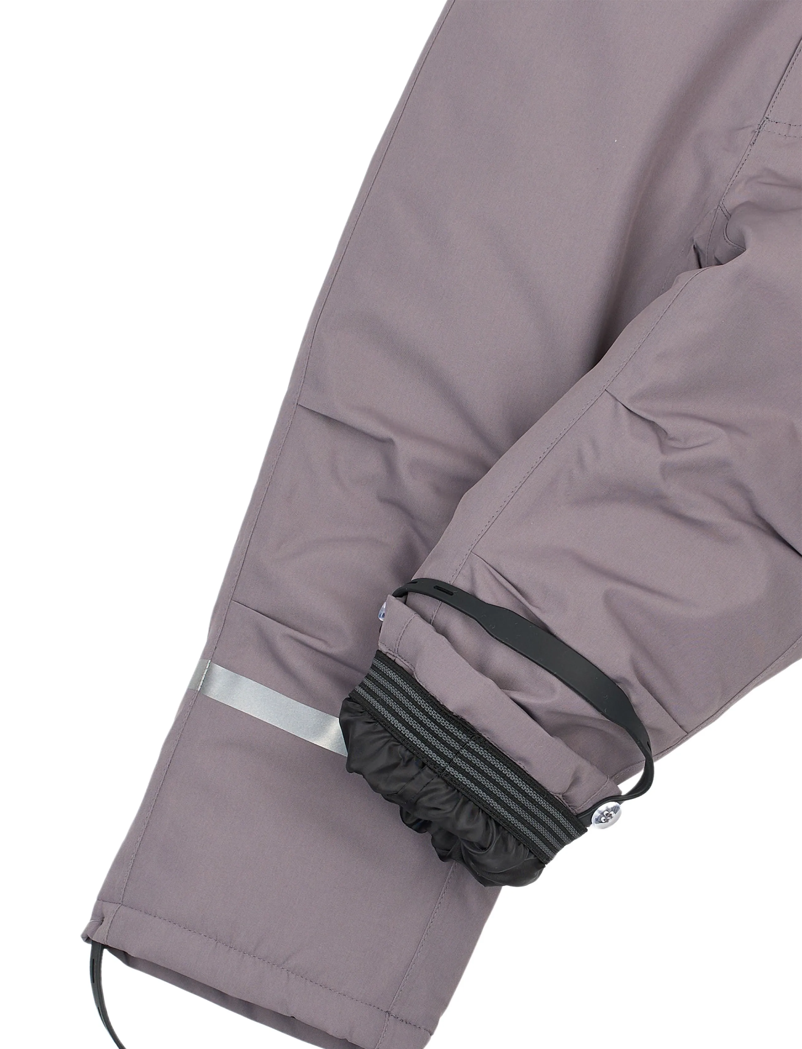 mikk-line - Uni Snow Pant Solid - vinterbukser - shark - 3