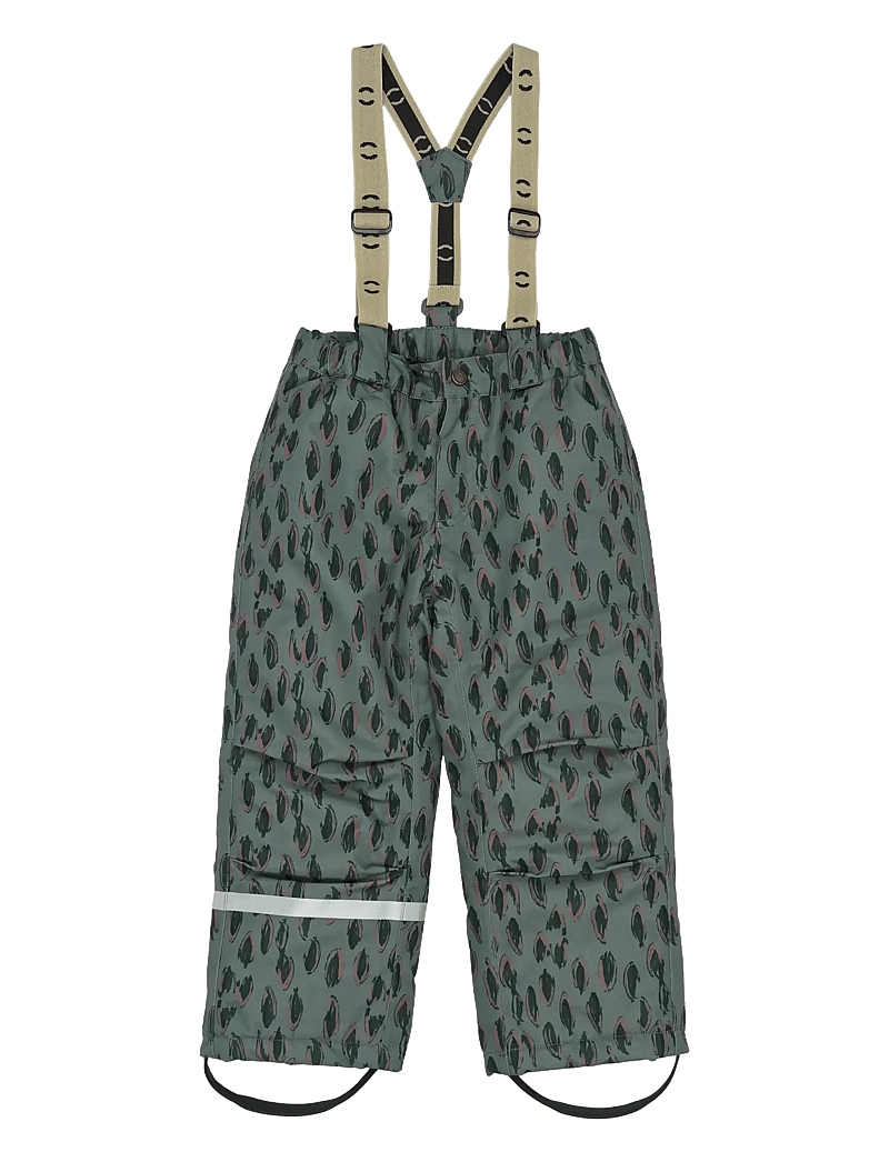 mikk-line - Uni Snow Pant AOP - talvepüksid - balsam green - 0