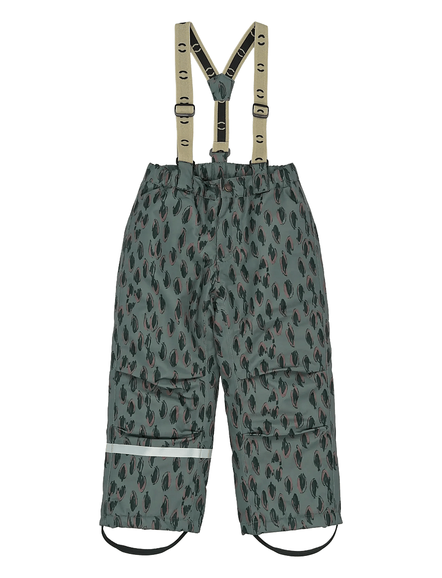 mikk-line - Uni Snow Pant AOP - pantalon d'hiver - balsam green - 0