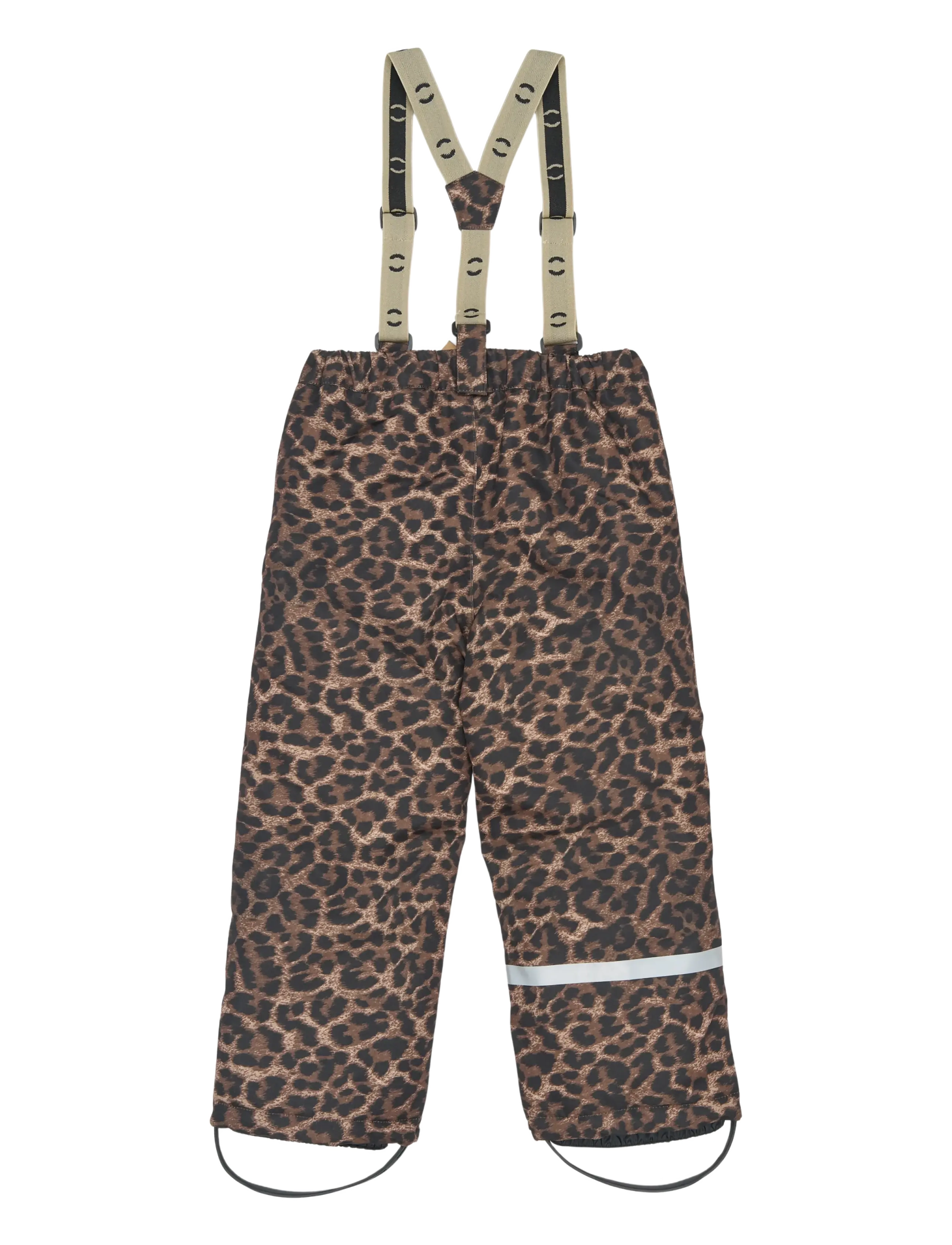 mikk-line - Uni Snow Pant AOP - vinterbukser - leo - 1