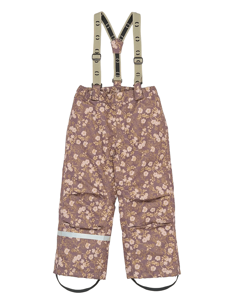 mikk-line - Uni Snow Pant AOP - winterhose - sparrow - 0