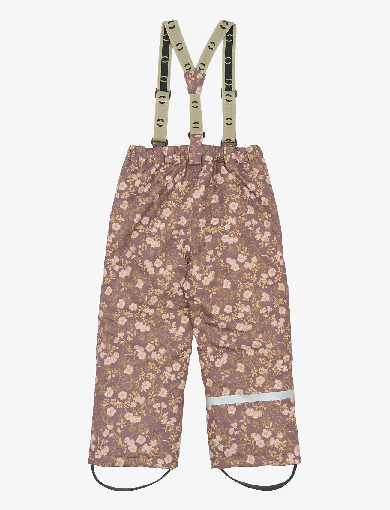 mikk-line - Uni Snow Pant AOP - vinterbukser - sparrow - 1