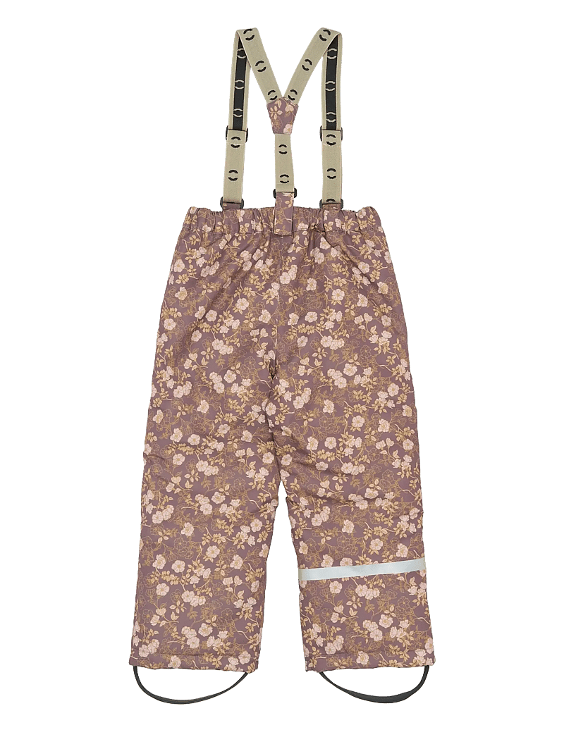 mikk-line - Uni Snow Pant AOP - vinterbukser - sparrow - 1