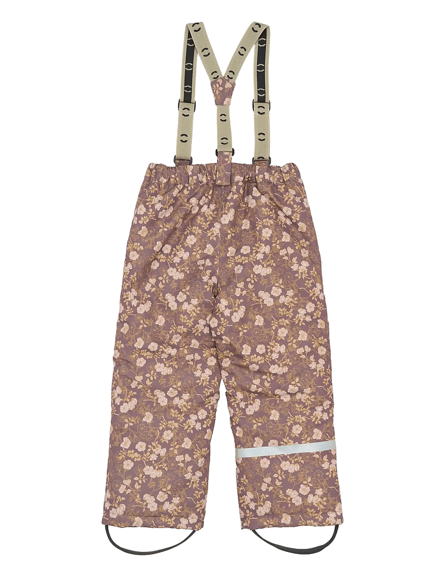 mikk-line - Uni Snow Pant AOP - vinterbyxor - sparrow - 1