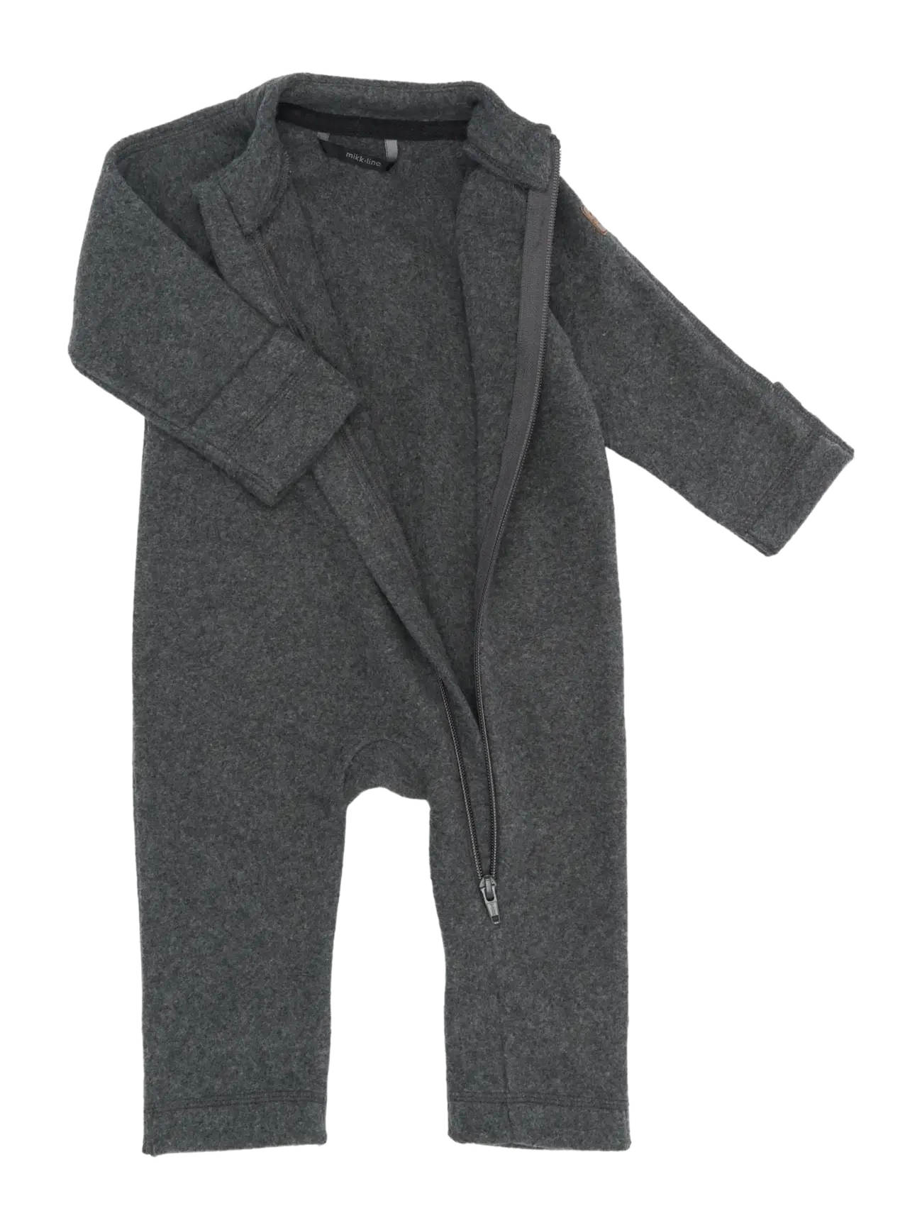 mikk-line - Cotton Fleece Baby Suit - fliisist komplektid - anthracite melange - 2