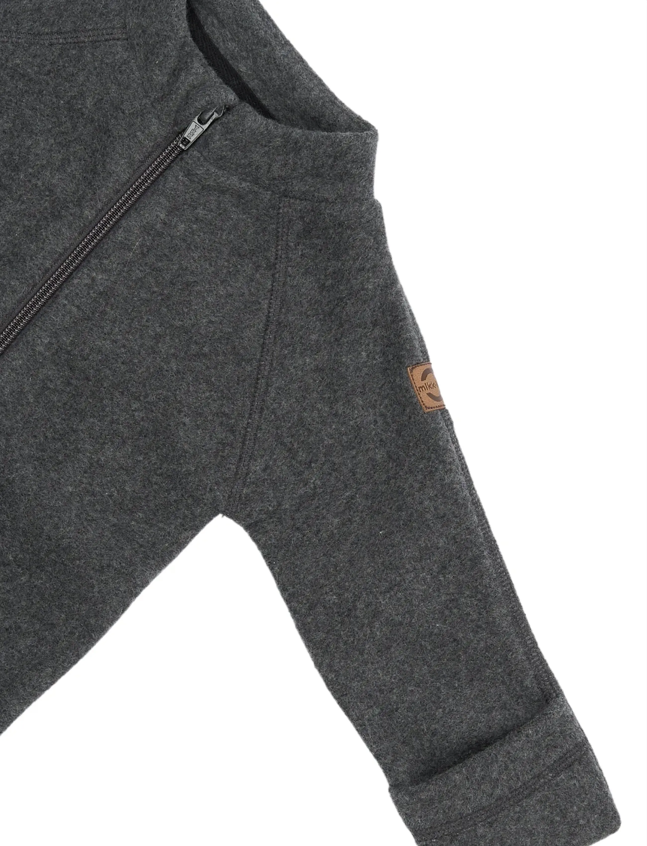mikk-line - Cotton Fleece Baby Suit - fliisist komplektid - anthracite melange - 3