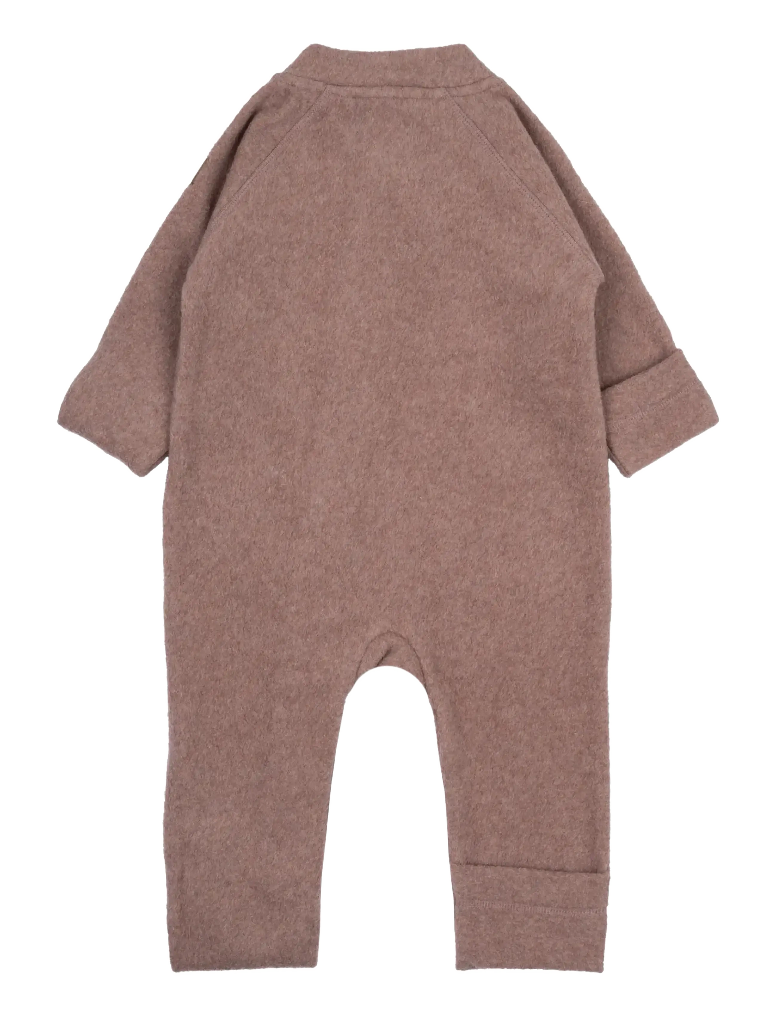 mikk-line - Cotton Fleece Baby Suit - fliisist komplektid - burlwood melange - 1