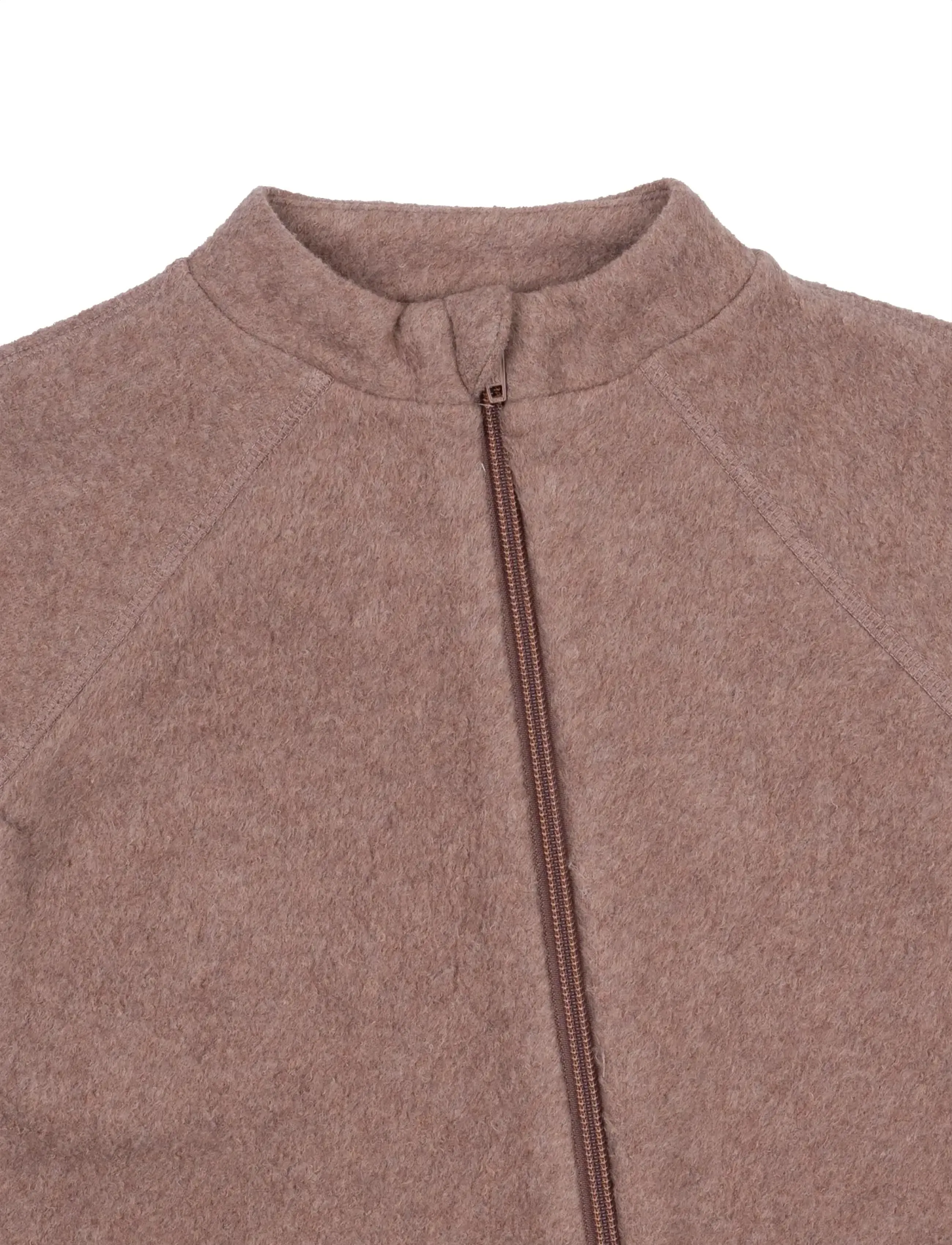 mikk-line - Cotton Fleece Baby Suit - fleece sæt - burlwood melange - 4